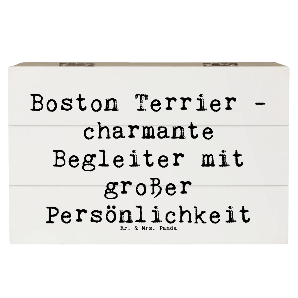 Holzkiste Spruch Boston Terrier Begleiter Holzkiste, Kiste, Schatzkiste, Truhe, Schatulle, XXL, Erinnerungsbox, Erinnerungskiste, Dekokiste, Aufbewahrungsbox, Geschenkbox, Geschenkdose, Hund, Hunderasse, Rassehund, Hundebesitzer, Geschenk, Tierfreund, Schenken, Welpe