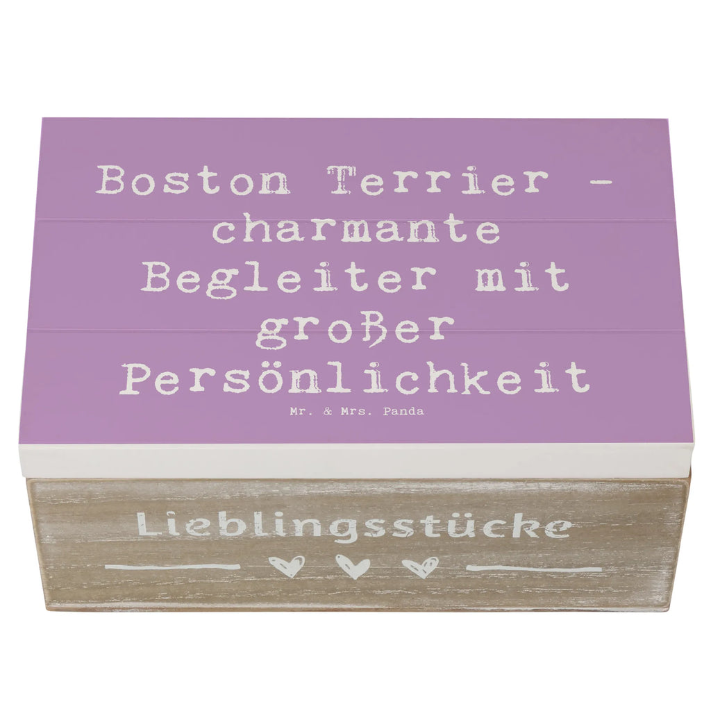 Holzkiste Spruch Boston Terrier Begleiter Holzkiste, Kiste, Schatzkiste, Truhe, Schatulle, XXL, Erinnerungsbox, Erinnerungskiste, Dekokiste, Aufbewahrungsbox, Geschenkbox, Geschenkdose, Hund, Hunderasse, Rassehund, Hundebesitzer, Geschenk, Tierfreund, Schenken, Welpe