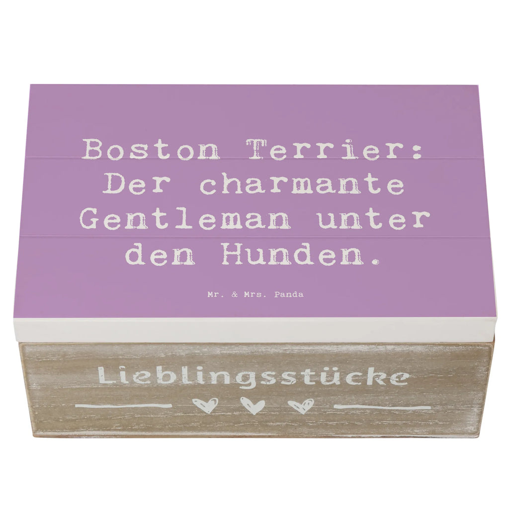 Holzkiste Spruch Boston Terrier Gentleman Holzkiste, Kiste, Schatzkiste, Truhe, Schatulle, XXL, Erinnerungsbox, Erinnerungskiste, Dekokiste, Aufbewahrungsbox, Geschenkbox, Geschenkdose, Hund, Hunderasse, Rassehund, Hundebesitzer, Geschenk, Tierfreund, Schenken, Welpe