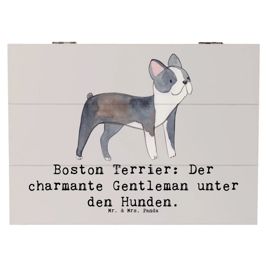 Holzkiste Boston Terrier Gentleman Holzkiste, Kiste, Schatzkiste, Truhe, Schatulle, XXL, Erinnerungsbox, Erinnerungskiste, Dekokiste, Aufbewahrungsbox, Geschenkbox, Geschenkdose, Hund, Hunderasse, Rassehund, Hundebesitzer, Geschenk, Tierfreund, Schenken, Welpe