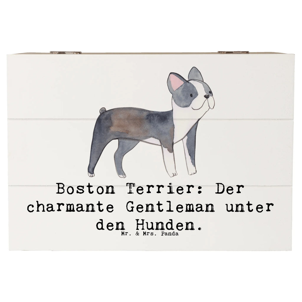 Holzkiste Boston Terrier Gentleman Holzkiste, Kiste, Schatzkiste, Truhe, Schatulle, XXL, Erinnerungsbox, Erinnerungskiste, Dekokiste, Aufbewahrungsbox, Geschenkbox, Geschenkdose, Hund, Hunderasse, Rassehund, Hundebesitzer, Geschenk, Tierfreund, Schenken, Welpe