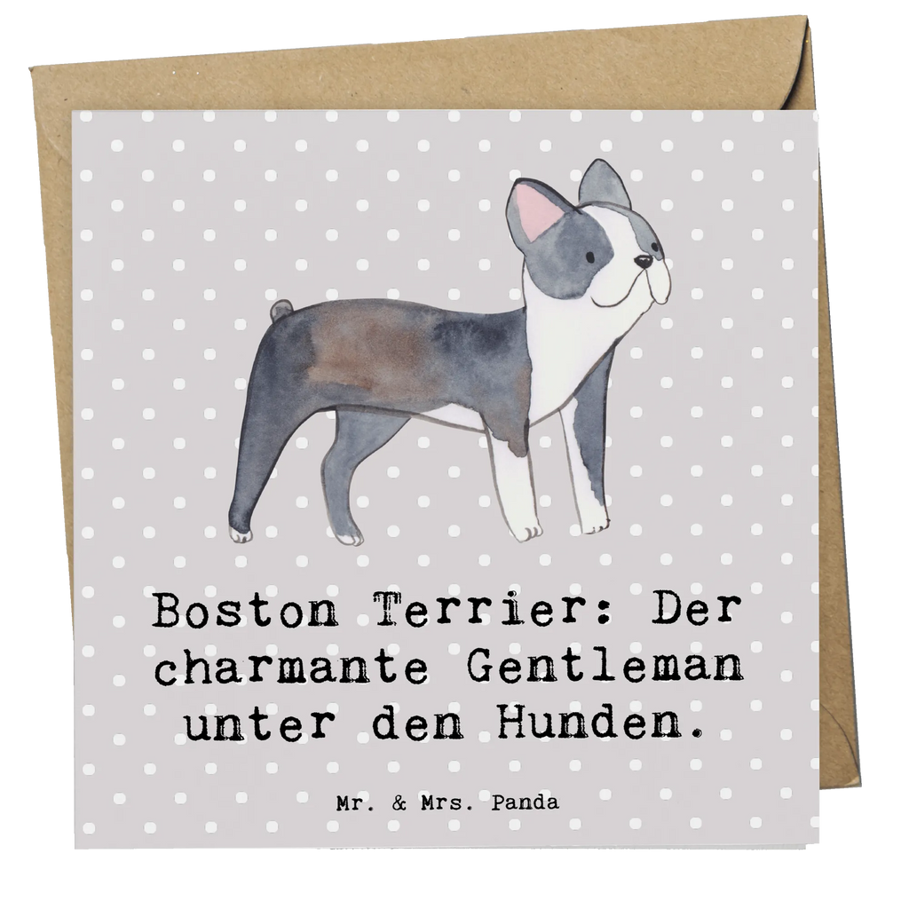 Deluxe Karte Boston Terrier Gentleman Karte, Grußkarte, Klappkarte, Einladungskarte, Glückwunschkarte, Hochzeitskarte, Geburtstagskarte, Hochwertige Grußkarte, Hochwertige Klappkarte, Hund, Hunderasse, Rassehund, Hundebesitzer, Geschenk, Tierfreund, Schenken, Welpe