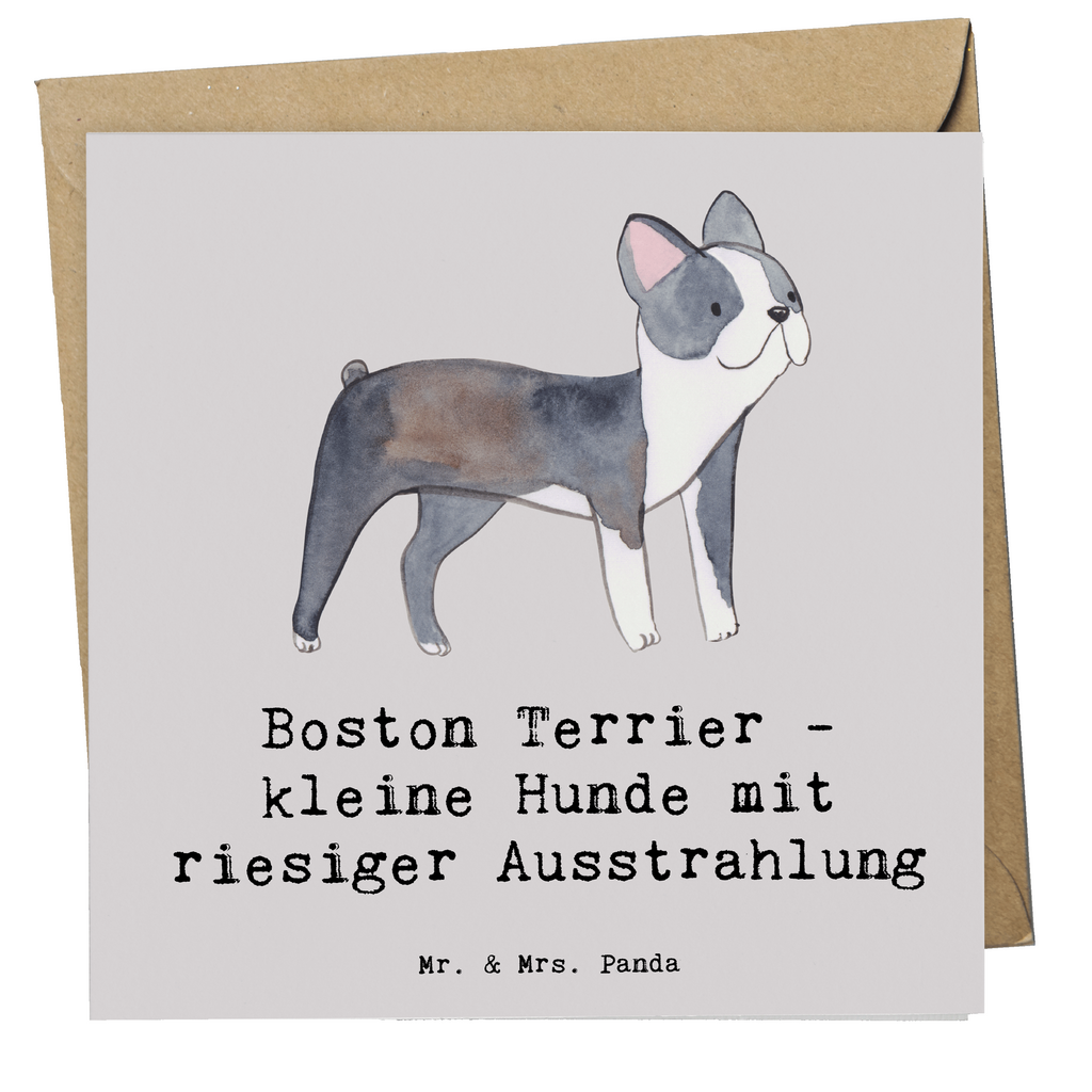 Deluxe Karte Boston Terrier Karte, Grußkarte, Klappkarte, Einladungskarte, Glückwunschkarte, Hochzeitskarte, Geburtstagskarte, Hochwertige Grußkarte, Hochwertige Klappkarte, Hund, Hunderasse, Rassehund, Hundebesitzer, Geschenk, Tierfreund, Schenken, Welpe