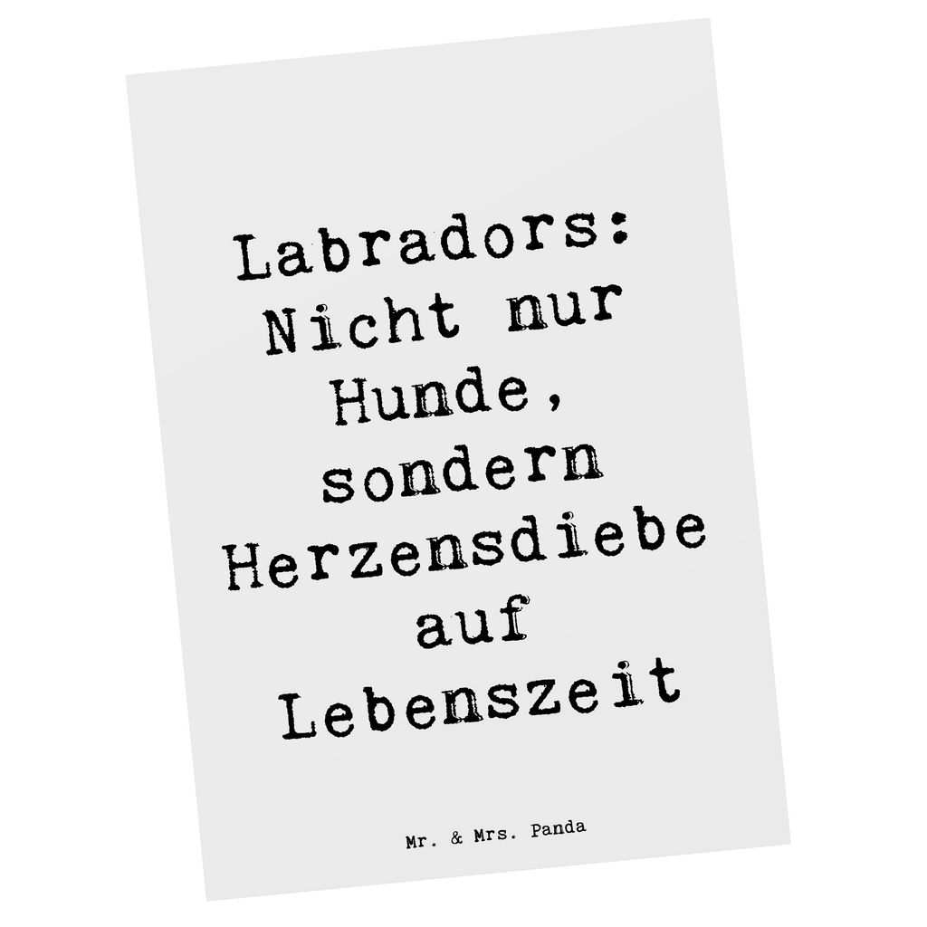 Postkarte Spruch Labrador Herzensdiebe Postkarte, Karte, Geschenkkarte, Grußkarte, Einladung, Ansichtskarte, Geburtstagskarte, Einladungskarte, Dankeskarte, Ansichtskarten, Einladung Geburtstag, Einladungskarten Geburtstag, Hund, Hunderasse, Rassehund, Hundebesitzer, Geschenk, Tierfreund, Schenken, Welpe