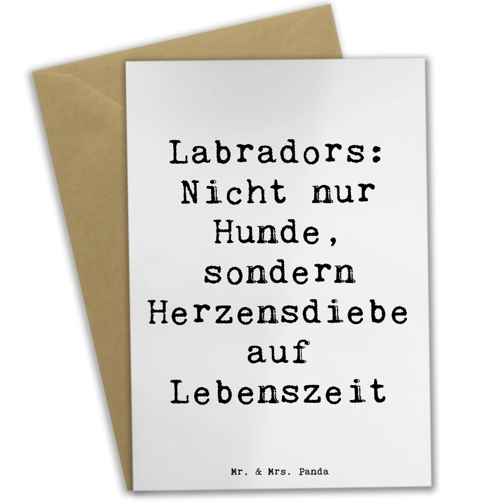 Grußkarte Spruch Labrador Herzensdiebe Grußkarte, Klappkarte, Einladungskarte, Glückwunschkarte, Hochzeitskarte, Geburtstagskarte, Karte, Ansichtskarten, Hund, Hunderasse, Rassehund, Hundebesitzer, Geschenk, Tierfreund, Schenken, Welpe