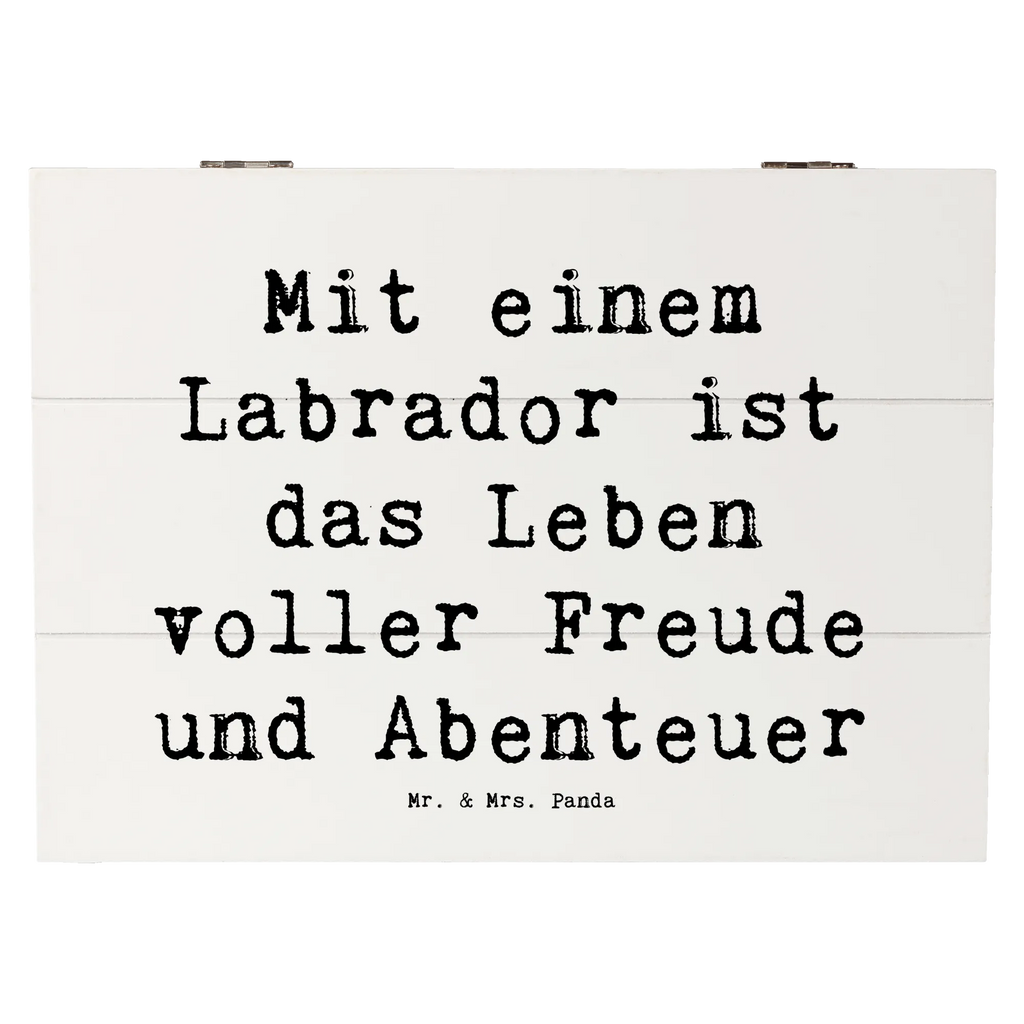 Holzkiste Spruch Labradorleben Holzkiste, Kiste, Schatzkiste, Truhe, Schatulle, XXL, Erinnerungsbox, Erinnerungskiste, Dekokiste, Aufbewahrungsbox, Geschenkbox, Geschenkdose, Hund, Hunderasse, Rassehund, Hundebesitzer, Geschenk, Tierfreund, Schenken, Welpe