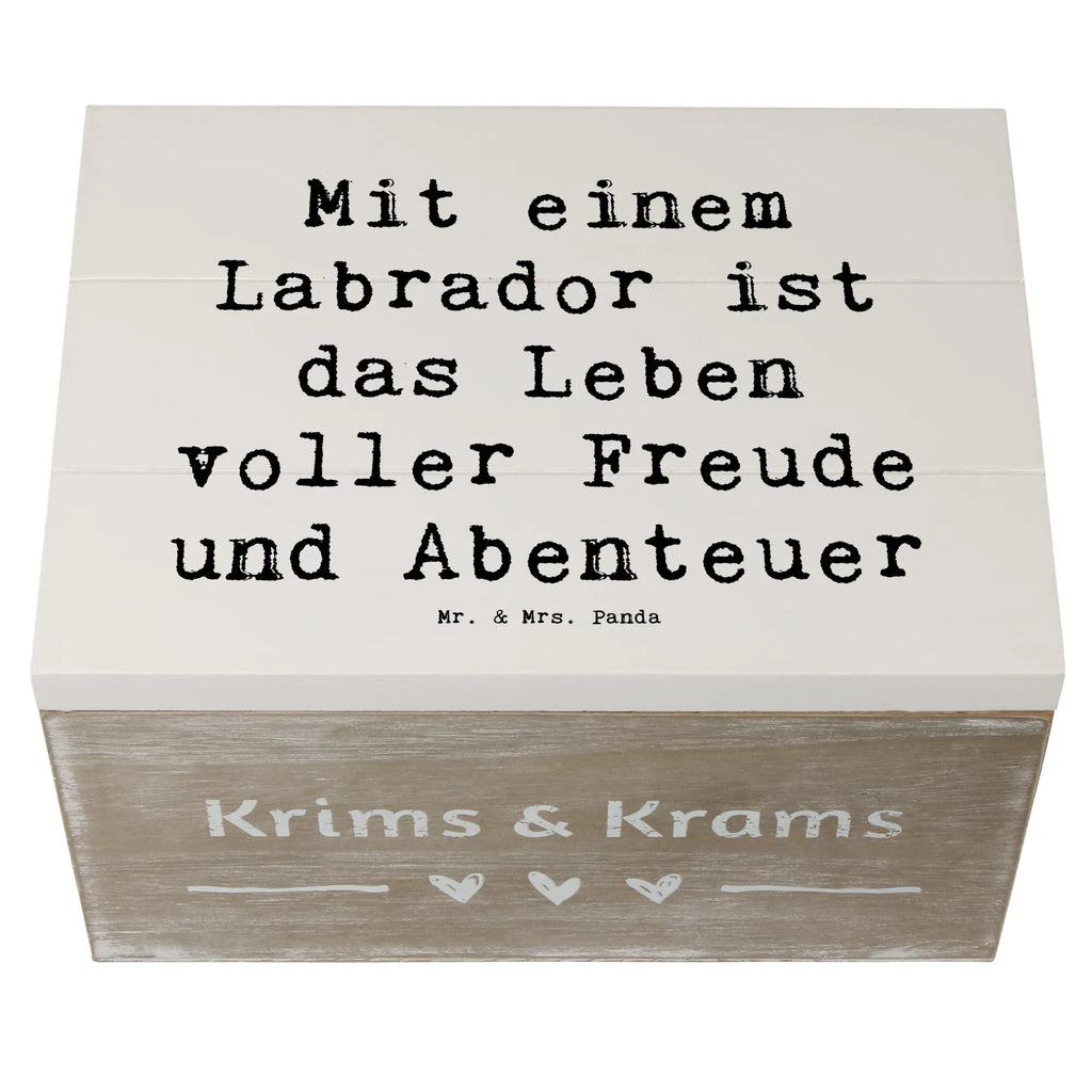 Holzkiste Spruch Labradorleben Holzkiste, Kiste, Schatzkiste, Truhe, Schatulle, XXL, Erinnerungsbox, Erinnerungskiste, Dekokiste, Aufbewahrungsbox, Geschenkbox, Geschenkdose, Hund, Hunderasse, Rassehund, Hundebesitzer, Geschenk, Tierfreund, Schenken, Welpe