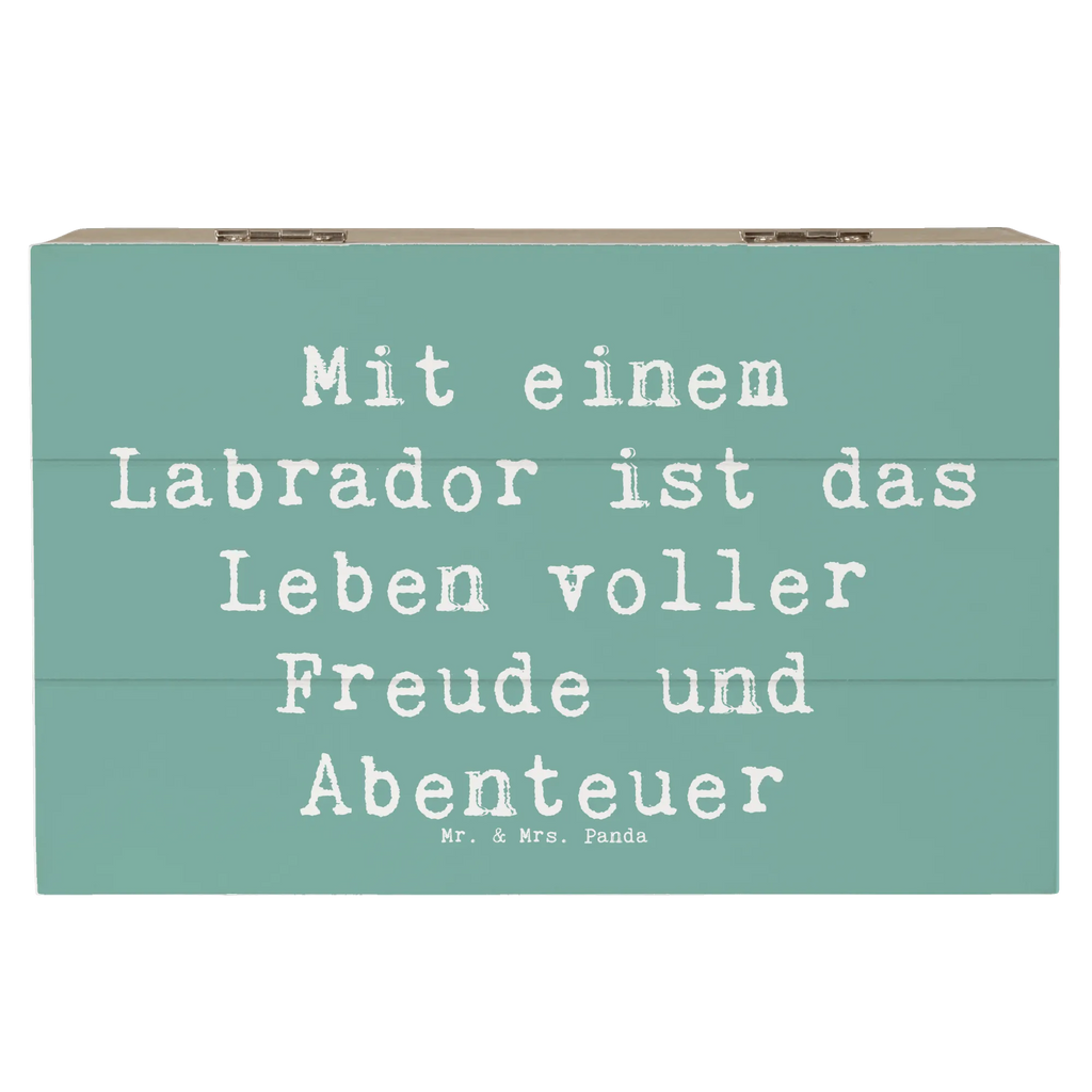 Holzkiste Spruch Labradorleben Holzkiste, Kiste, Schatzkiste, Truhe, Schatulle, XXL, Erinnerungsbox, Erinnerungskiste, Dekokiste, Aufbewahrungsbox, Geschenkbox, Geschenkdose, Hund, Hunderasse, Rassehund, Hundebesitzer, Geschenk, Tierfreund, Schenken, Welpe