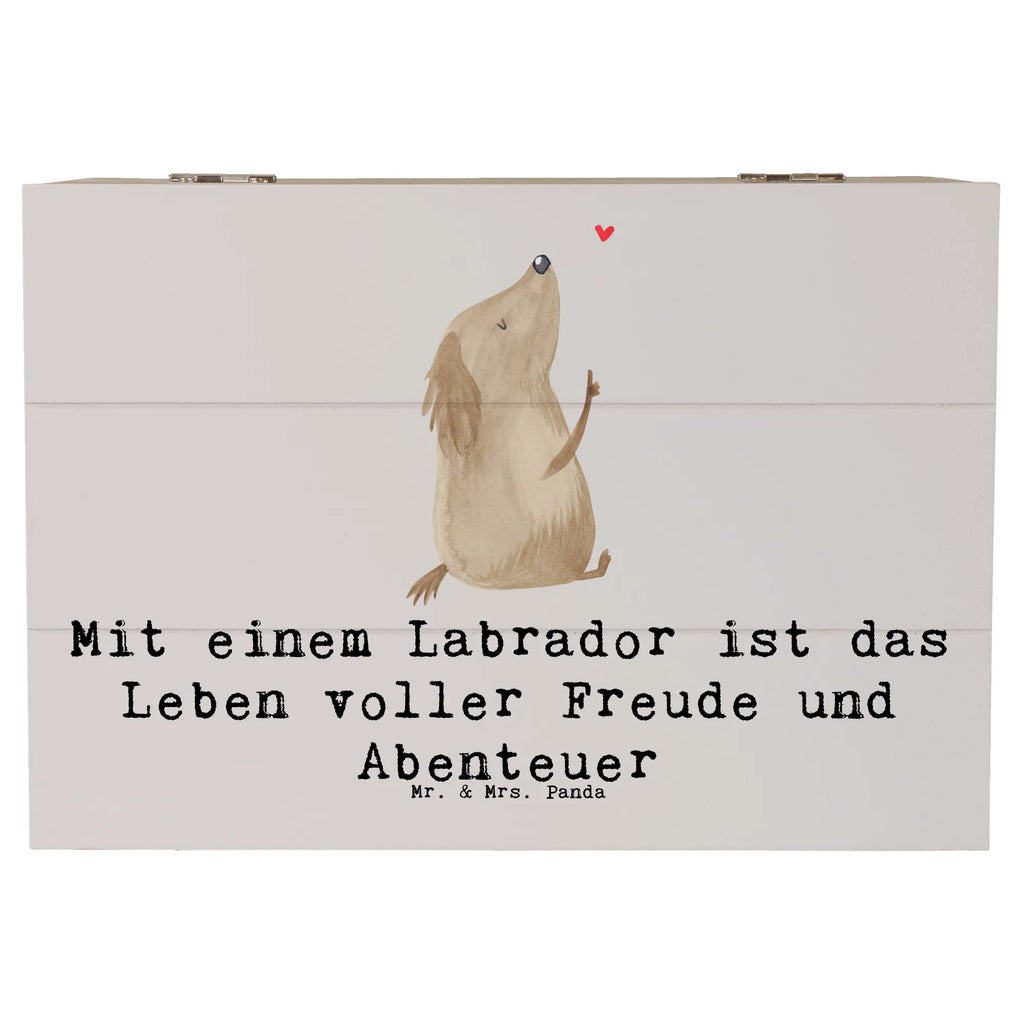 Holzkiste Labradorleben Holzkiste, Kiste, Schatzkiste, Truhe, Schatulle, XXL, Erinnerungsbox, Erinnerungskiste, Dekokiste, Aufbewahrungsbox, Geschenkbox, Geschenkdose, Hund, Hunderasse, Rassehund, Hundebesitzer, Geschenk, Tierfreund, Schenken, Welpe