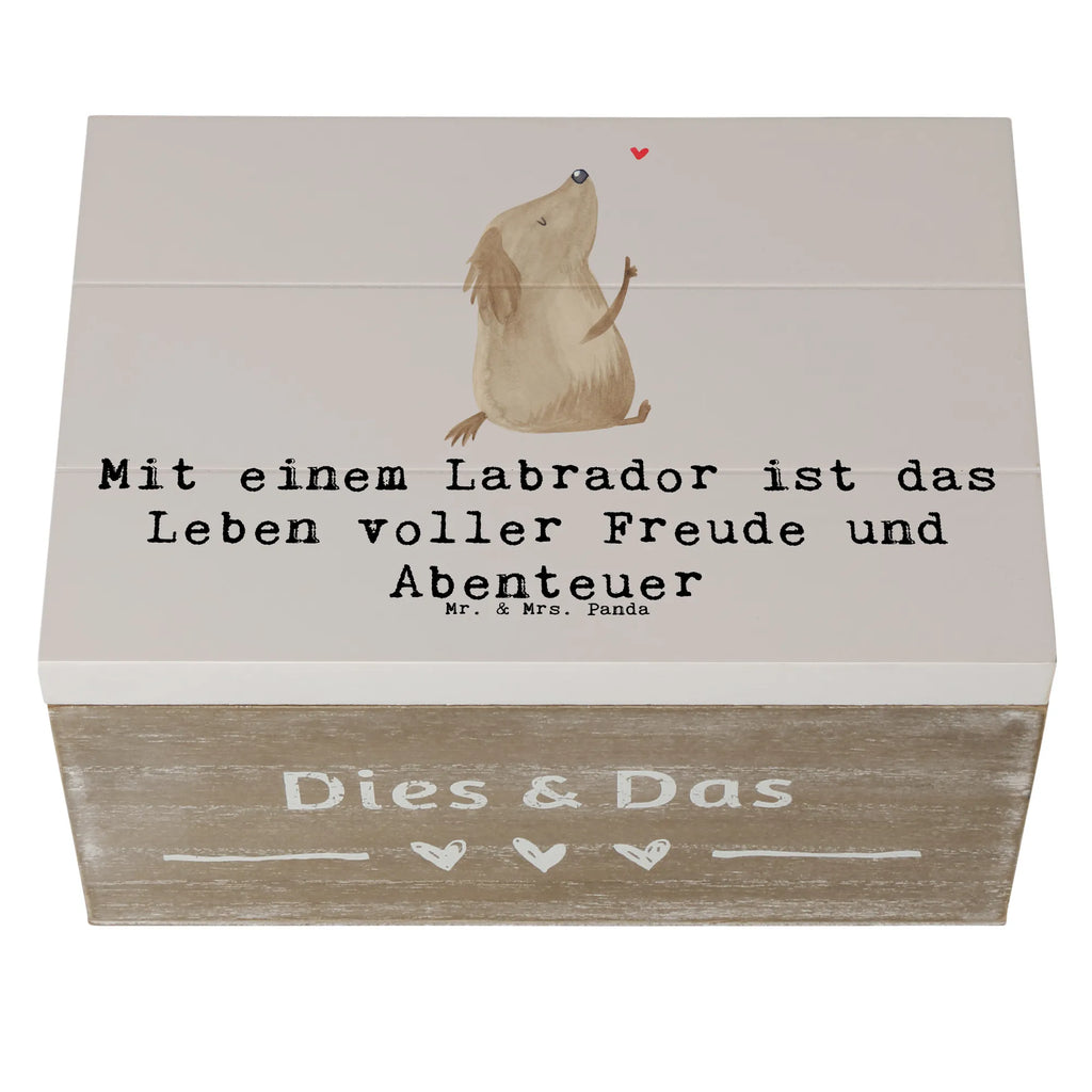 Holzkiste Labradorleben Holzkiste, Kiste, Schatzkiste, Truhe, Schatulle, XXL, Erinnerungsbox, Erinnerungskiste, Dekokiste, Aufbewahrungsbox, Geschenkbox, Geschenkdose, Hund, Hunderasse, Rassehund, Hundebesitzer, Geschenk, Tierfreund, Schenken, Welpe