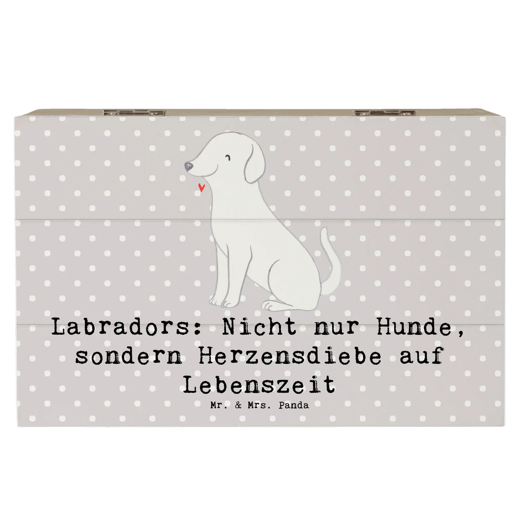 Holzkiste Labrador Herzensdiebe Holzkiste, Kiste, Schatzkiste, Truhe, Schatulle, XXL, Erinnerungsbox, Erinnerungskiste, Dekokiste, Aufbewahrungsbox, Geschenkbox, Geschenkdose, Hund, Hunderasse, Rassehund, Hundebesitzer, Geschenk, Tierfreund, Schenken, Welpe