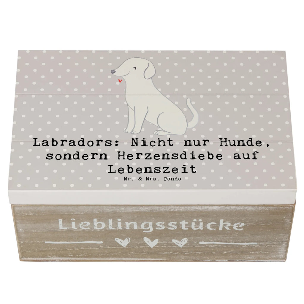 Holzkiste Labrador Herzensdiebe Holzkiste, Kiste, Schatzkiste, Truhe, Schatulle, XXL, Erinnerungsbox, Erinnerungskiste, Dekokiste, Aufbewahrungsbox, Geschenkbox, Geschenkdose, Hund, Hunderasse, Rassehund, Hundebesitzer, Geschenk, Tierfreund, Schenken, Welpe