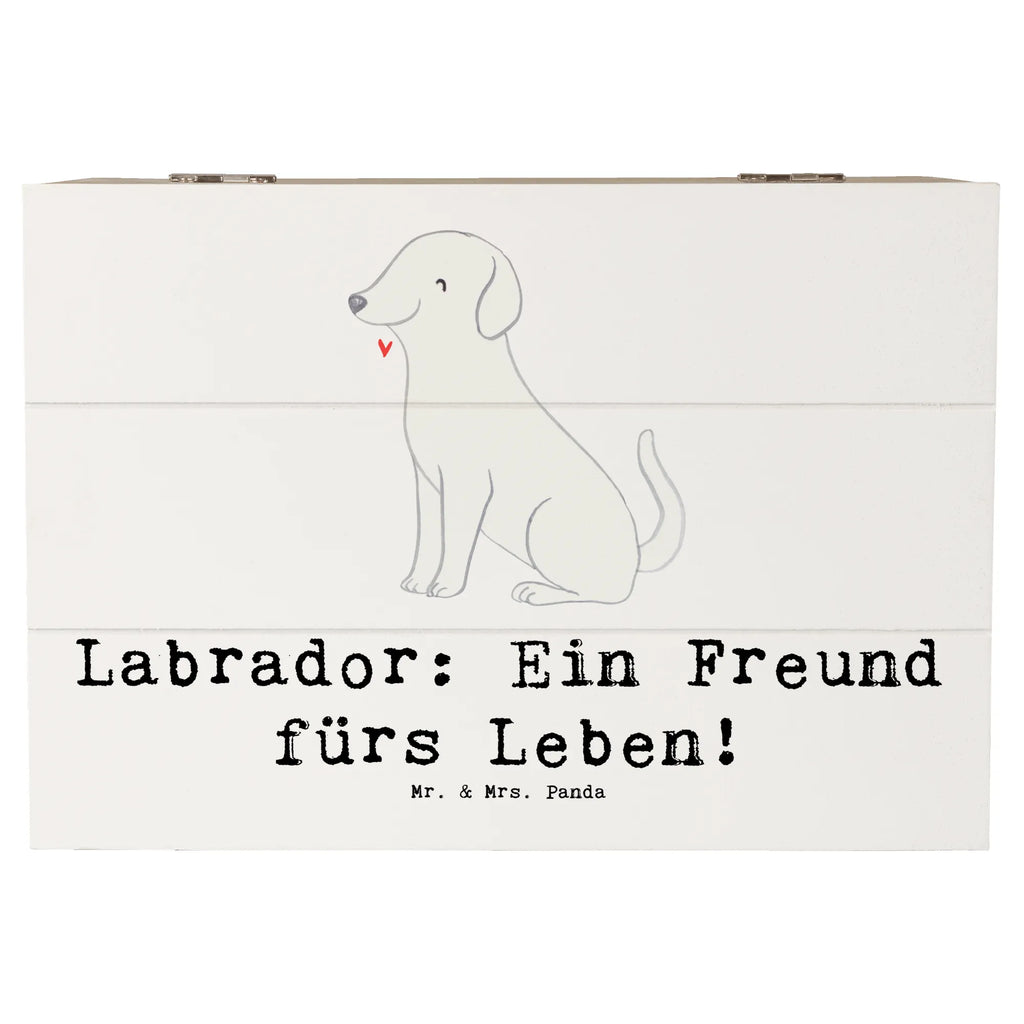 Holzkiste Labrador Freund Holzkiste, Kiste, Schatzkiste, Truhe, Schatulle, XXL, Erinnerungsbox, Erinnerungskiste, Dekokiste, Aufbewahrungsbox, Geschenkbox, Geschenkdose, Hund, Hunderasse, Rassehund, Hundebesitzer, Geschenk, Tierfreund, Schenken, Welpe