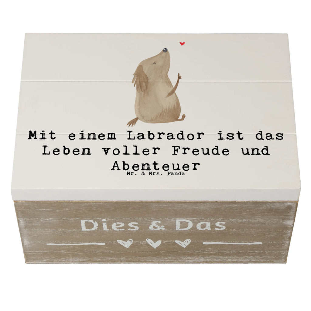 Holzkiste Labradorleben Holzkiste, Kiste, Schatzkiste, Truhe, Schatulle, XXL, Erinnerungsbox, Erinnerungskiste, Dekokiste, Aufbewahrungsbox, Geschenkbox, Geschenkdose, Hund, Hunderasse, Rassehund, Hundebesitzer, Geschenk, Tierfreund, Schenken, Welpe