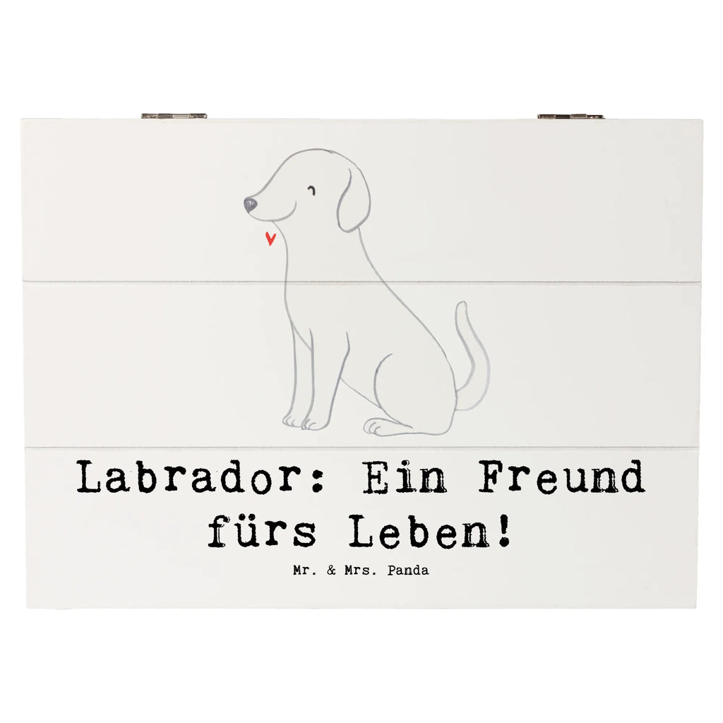 Holzkiste Labrador Freund Holzkiste, Kiste, Schatzkiste, Truhe, Schatulle, XXL, Erinnerungsbox, Erinnerungskiste, Dekokiste, Aufbewahrungsbox, Geschenkbox, Geschenkdose, Hund, Hunderasse, Rassehund, Hundebesitzer, Geschenk, Tierfreund, Schenken, Welpe