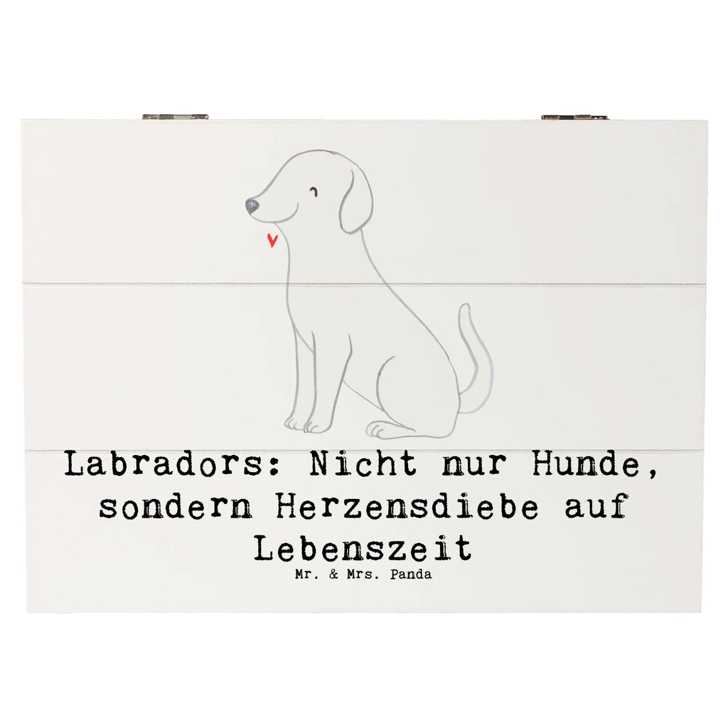 Holzkiste Labrador Herzensdiebe Holzkiste, Kiste, Schatzkiste, Truhe, Schatulle, XXL, Erinnerungsbox, Erinnerungskiste, Dekokiste, Aufbewahrungsbox, Geschenkbox, Geschenkdose, Hund, Hunderasse, Rassehund, Hundebesitzer, Geschenk, Tierfreund, Schenken, Welpe