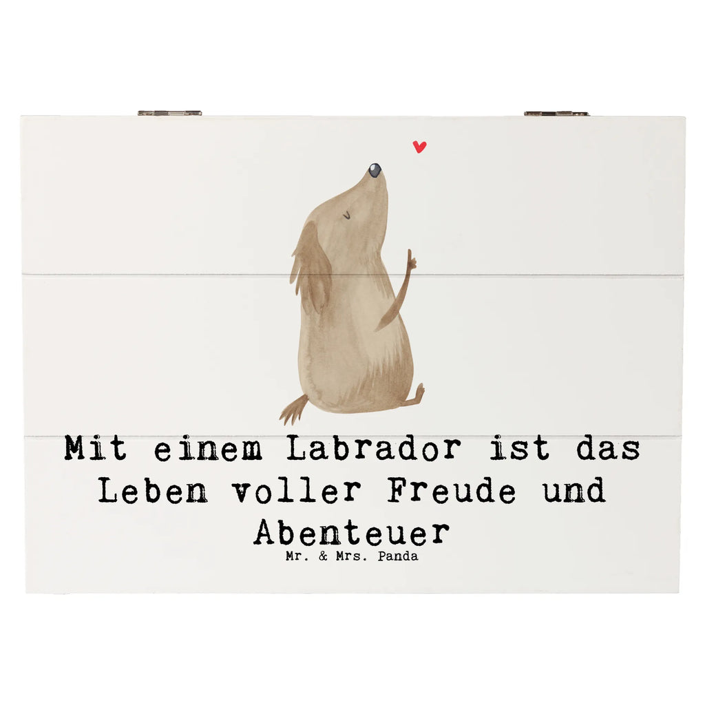 Holzkiste Labradorleben Holzkiste, Kiste, Schatzkiste, Truhe, Schatulle, XXL, Erinnerungsbox, Erinnerungskiste, Dekokiste, Aufbewahrungsbox, Geschenkbox, Geschenkdose, Hund, Hunderasse, Rassehund, Hundebesitzer, Geschenk, Tierfreund, Schenken, Welpe