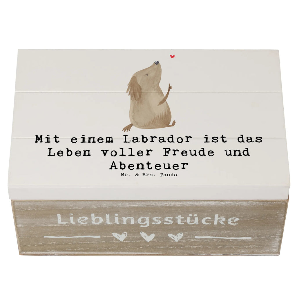 Holzkiste Labradorleben Holzkiste, Kiste, Schatzkiste, Truhe, Schatulle, XXL, Erinnerungsbox, Erinnerungskiste, Dekokiste, Aufbewahrungsbox, Geschenkbox, Geschenkdose, Hund, Hunderasse, Rassehund, Hundebesitzer, Geschenk, Tierfreund, Schenken, Welpe