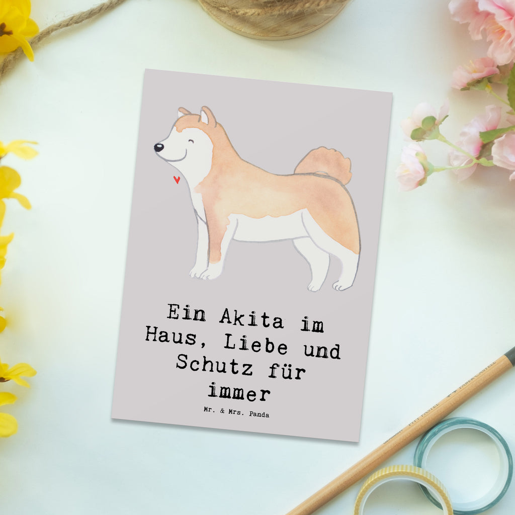 Postkarte Akita Inu Liebe Postkarte, Karte, Geschenkkarte, Grußkarte, Einladung, Ansichtskarte, Geburtstagskarte, Einladungskarte, Dankeskarte, Ansichtskarten, Einladung Geburtstag, Einladungskarten Geburtstag, Hund, Hunderasse, Rassehund, Hundebesitzer, Geschenk, Tierfreund, Schenken, Welpe