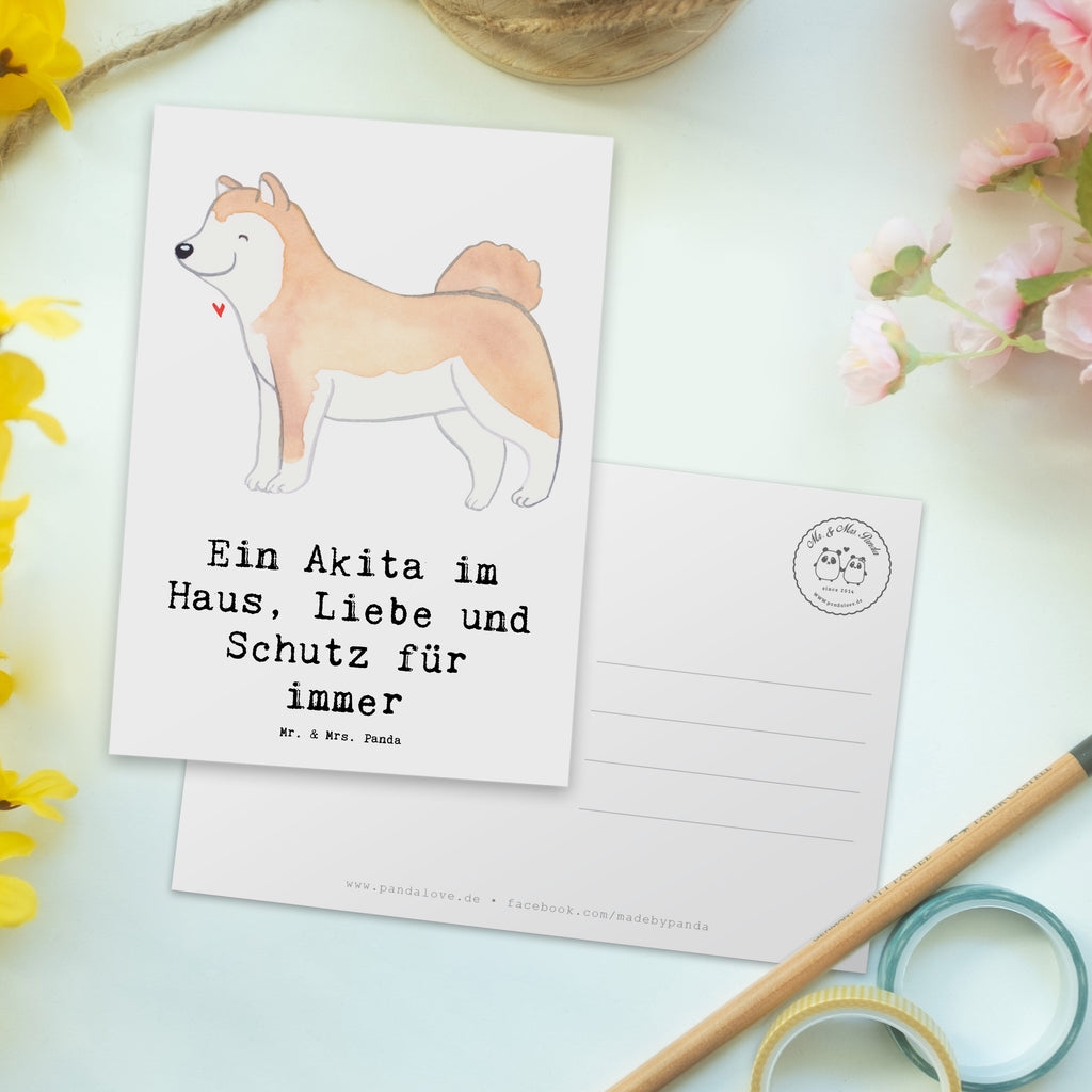 Postkarte Akita Inu Liebe Postkarte, Karte, Geschenkkarte, Grußkarte, Einladung, Ansichtskarte, Geburtstagskarte, Einladungskarte, Dankeskarte, Ansichtskarten, Einladung Geburtstag, Einladungskarten Geburtstag, Hund, Hunderasse, Rassehund, Hundebesitzer, Geschenk, Tierfreund, Schenken, Welpe