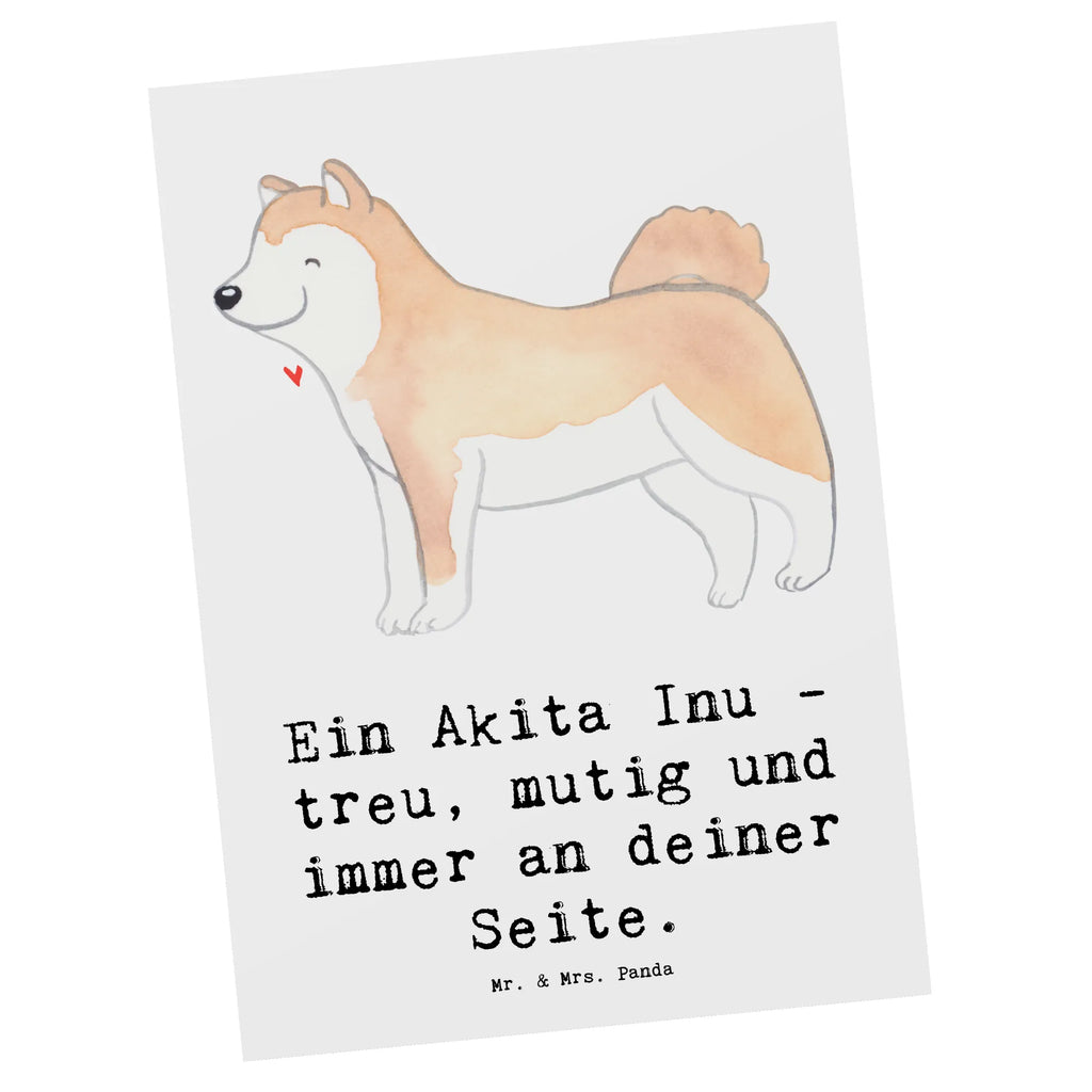 Postkarte Akita Inu Freund Postkarte, Karte, Geschenkkarte, Grußkarte, Einladung, Ansichtskarte, Geburtstagskarte, Einladungskarte, Dankeskarte, Ansichtskarten, Einladung Geburtstag, Einladungskarten Geburtstag, Hund, Hunderasse, Rassehund, Hundebesitzer, Geschenk, Tierfreund, Schenken, Welpe