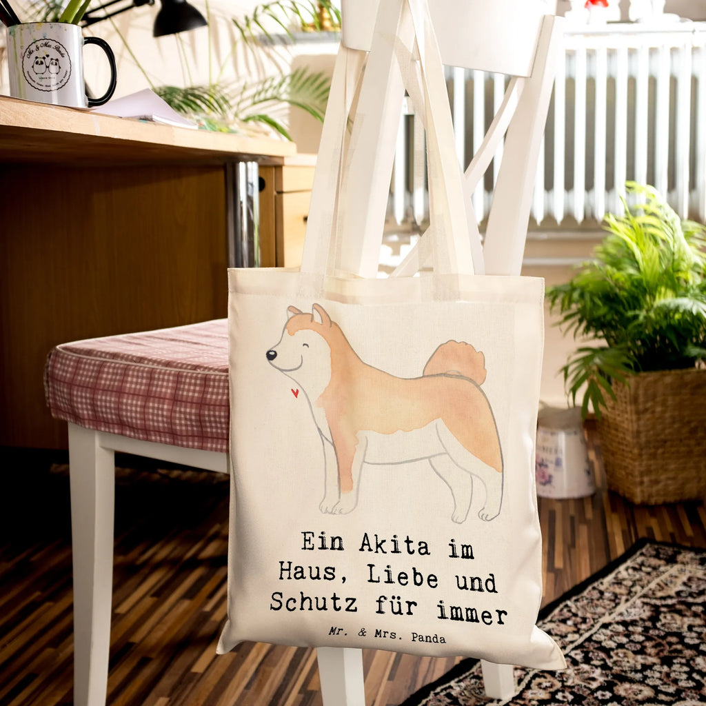 Tragetasche Akita Inu Liebe Beuteltasche, Beutel, Einkaufstasche, Jutebeutel, Stoffbeutel, Tasche, Shopper, Umhängetasche, Strandtasche, Schultertasche, Stofftasche, Tragetasche, Badetasche, Jutetasche, Einkaufstüte, Laptoptasche, Hund, Hunderasse, Rassehund, Hundebesitzer, Geschenk, Tierfreund, Schenken, Welpe