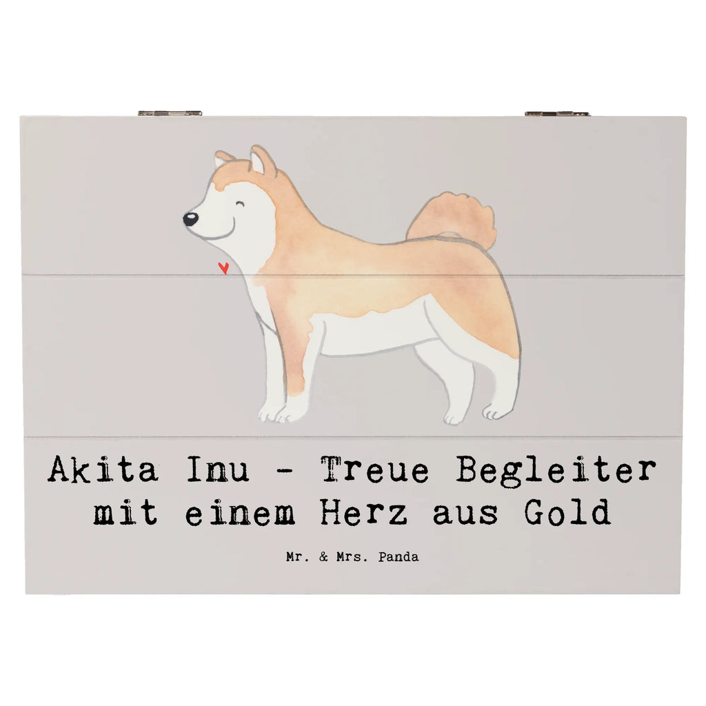 Holzkiste Akita Inu Herz Holzkiste, Kiste, Schatzkiste, Truhe, Schatulle, XXL, Erinnerungsbox, Erinnerungskiste, Dekokiste, Aufbewahrungsbox, Geschenkbox, Geschenkdose, Hund, Hunderasse, Rassehund, Hundebesitzer, Geschenk, Tierfreund, Schenken, Welpe