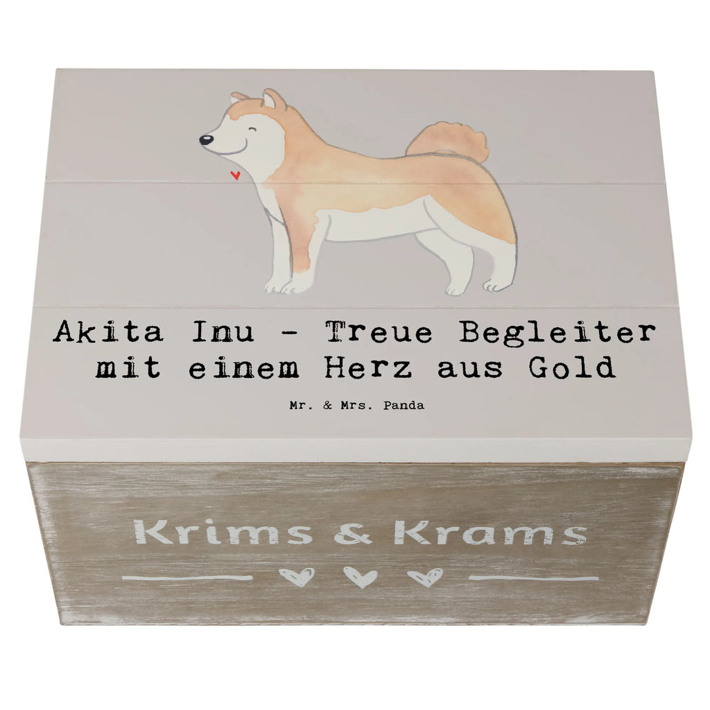 Holzkiste Akita Inu Herz Holzkiste, Kiste, Schatzkiste, Truhe, Schatulle, XXL, Erinnerungsbox, Erinnerungskiste, Dekokiste, Aufbewahrungsbox, Geschenkbox, Geschenkdose, Hund, Hunderasse, Rassehund, Hundebesitzer, Geschenk, Tierfreund, Schenken, Welpe