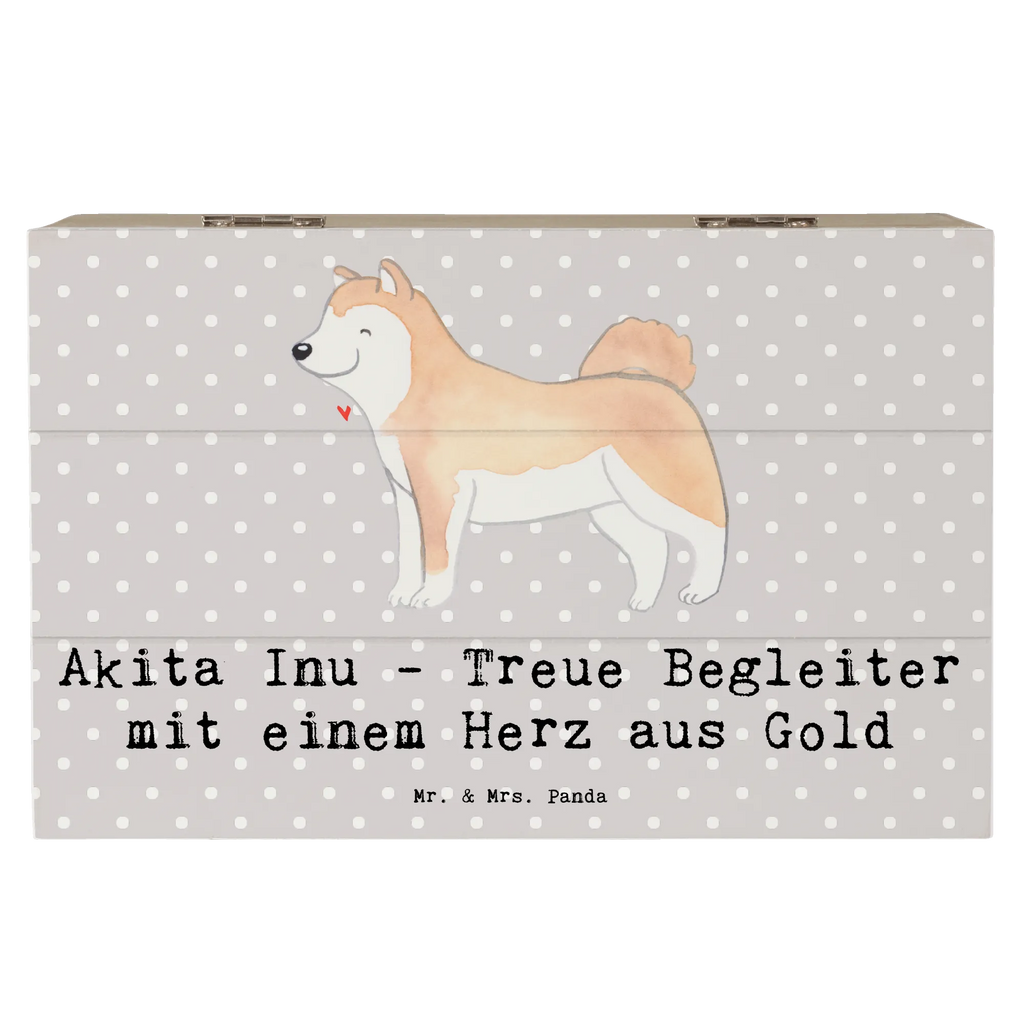 Holzkiste Akita Inu Herz Holzkiste, Kiste, Schatzkiste, Truhe, Schatulle, XXL, Erinnerungsbox, Erinnerungskiste, Dekokiste, Aufbewahrungsbox, Geschenkbox, Geschenkdose, Hund, Hunderasse, Rassehund, Hundebesitzer, Geschenk, Tierfreund, Schenken, Welpe