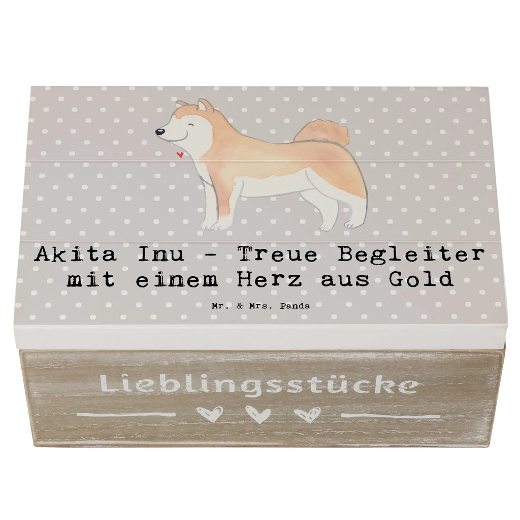 Holzkiste Akita Inu Herz Holzkiste, Kiste, Schatzkiste, Truhe, Schatulle, XXL, Erinnerungsbox, Erinnerungskiste, Dekokiste, Aufbewahrungsbox, Geschenkbox, Geschenkdose, Hund, Hunderasse, Rassehund, Hundebesitzer, Geschenk, Tierfreund, Schenken, Welpe