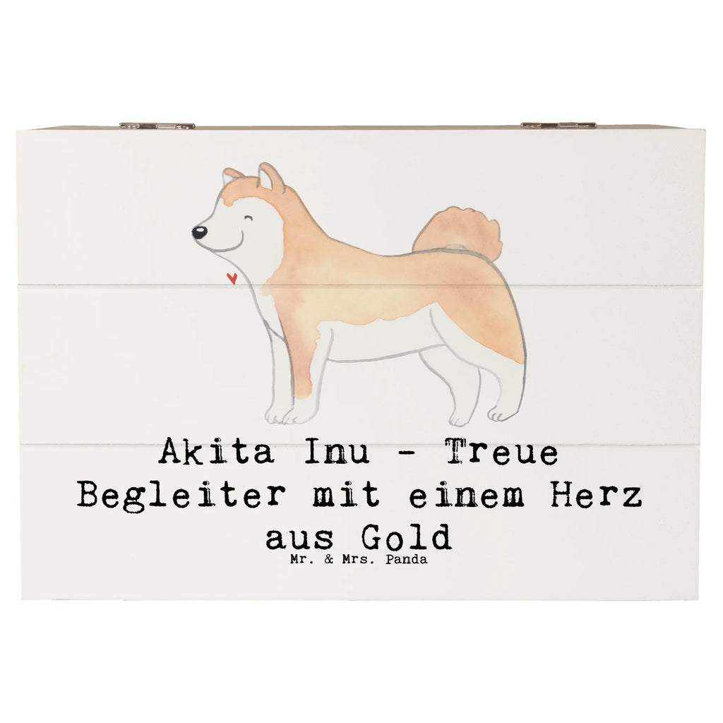 Holzkiste Akita Inu Herz Holzkiste, Kiste, Schatzkiste, Truhe, Schatulle, XXL, Erinnerungsbox, Erinnerungskiste, Dekokiste, Aufbewahrungsbox, Geschenkbox, Geschenkdose, Hund, Hunderasse, Rassehund, Hundebesitzer, Geschenk, Tierfreund, Schenken, Welpe