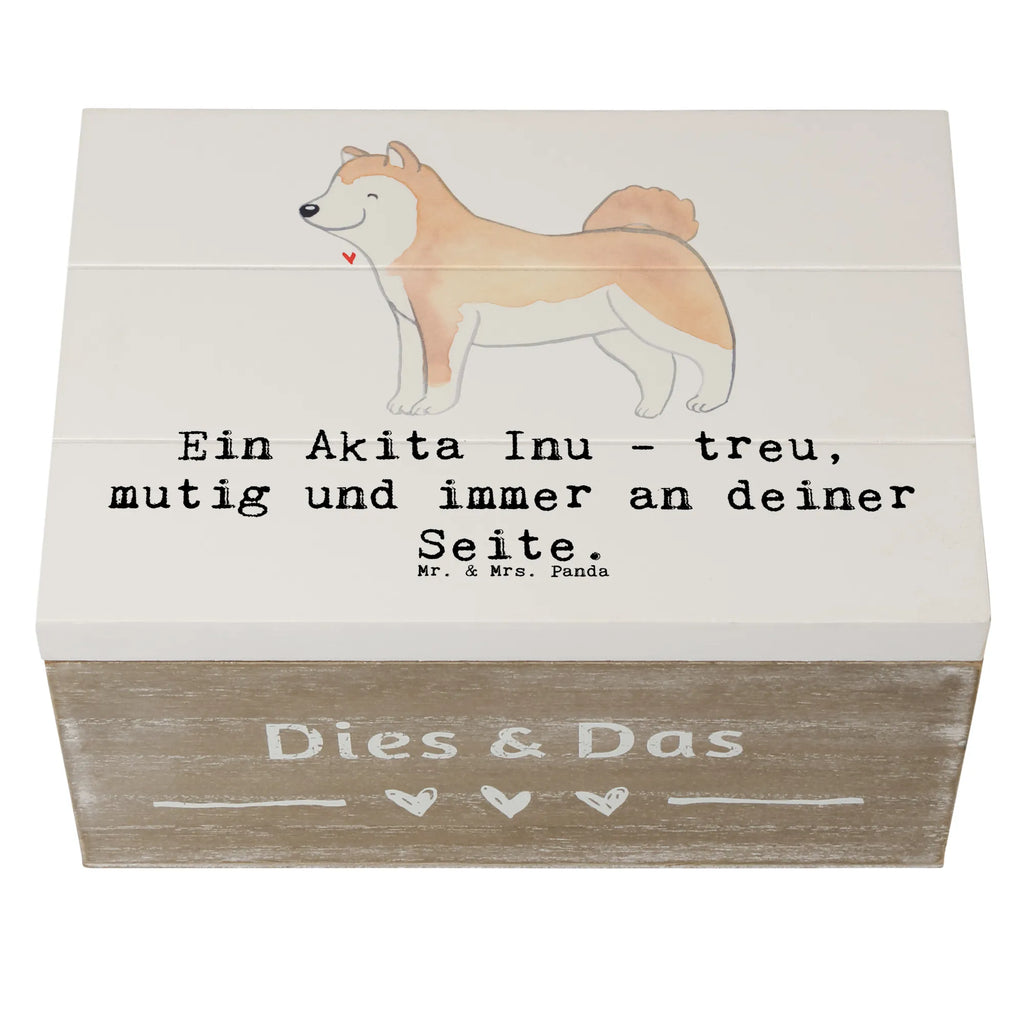 Holzkiste Akita Inu Freund Holzkiste, Kiste, Schatzkiste, Truhe, Schatulle, XXL, Erinnerungsbox, Erinnerungskiste, Dekokiste, Aufbewahrungsbox, Geschenkbox, Geschenkdose, Hund, Hunderasse, Rassehund, Hundebesitzer, Geschenk, Tierfreund, Schenken, Welpe