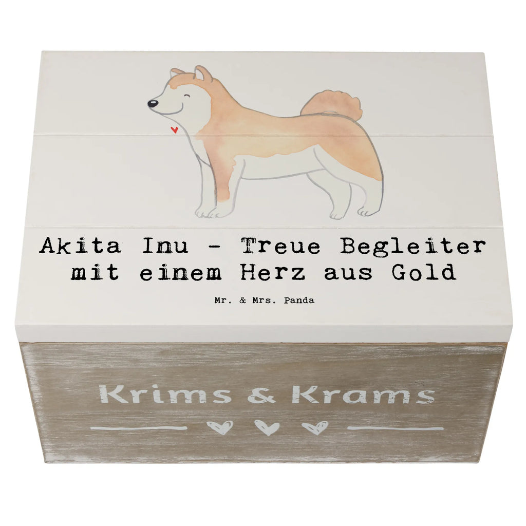 Holzkiste Akita Inu Herz Holzkiste, Kiste, Schatzkiste, Truhe, Schatulle, XXL, Erinnerungsbox, Erinnerungskiste, Dekokiste, Aufbewahrungsbox, Geschenkbox, Geschenkdose, Hund, Hunderasse, Rassehund, Hundebesitzer, Geschenk, Tierfreund, Schenken, Welpe