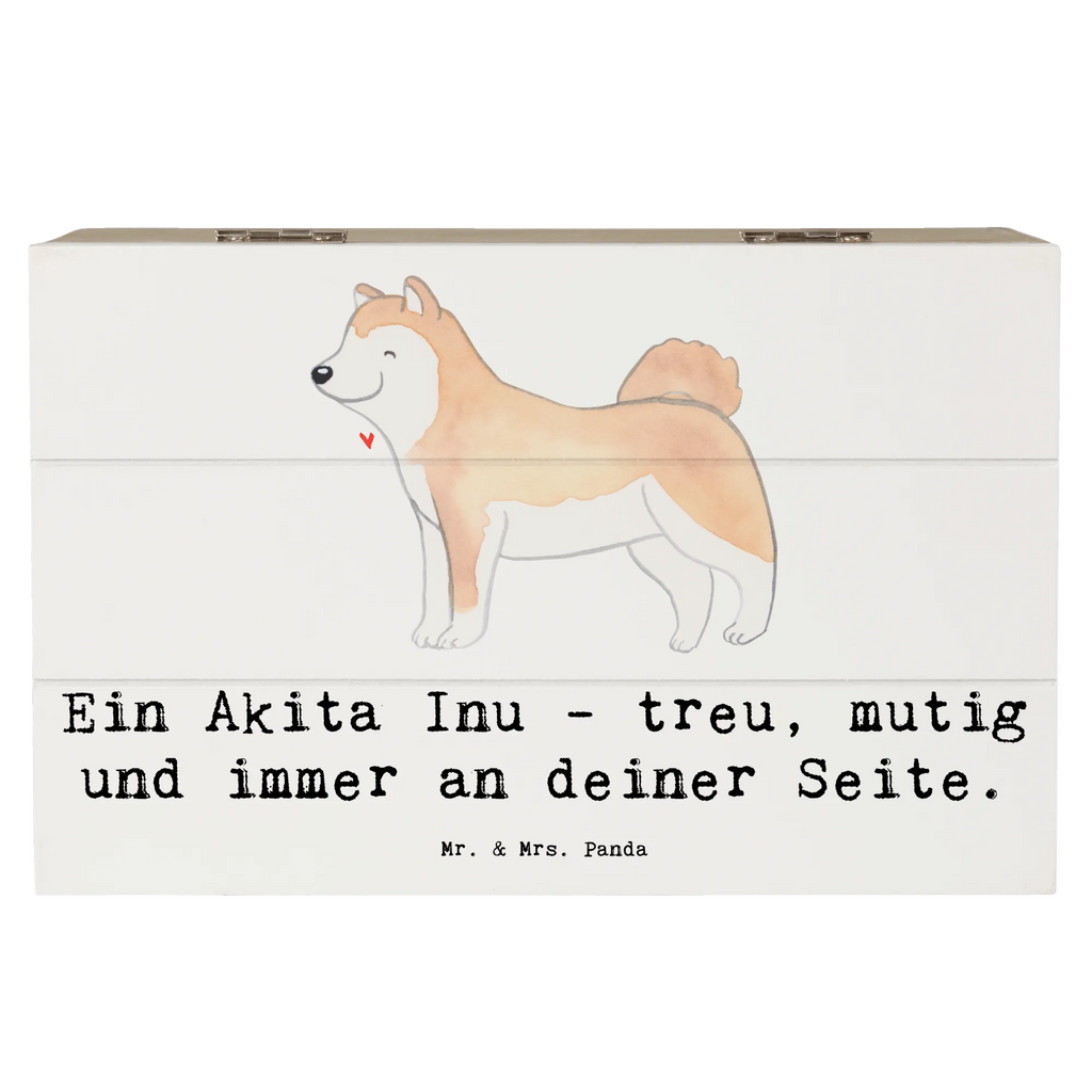 Holzkiste Akita Inu Freund Holzkiste, Kiste, Schatzkiste, Truhe, Schatulle, XXL, Erinnerungsbox, Erinnerungskiste, Dekokiste, Aufbewahrungsbox, Geschenkbox, Geschenkdose, Hund, Hunderasse, Rassehund, Hundebesitzer, Geschenk, Tierfreund, Schenken, Welpe