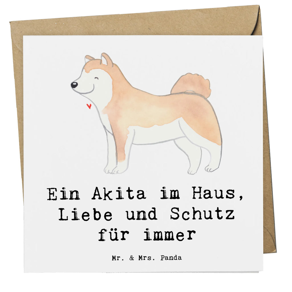 Deluxe Karte Akita Inu Liebe Karte, Grußkarte, Klappkarte, Einladungskarte, Glückwunschkarte, Hochzeitskarte, Geburtstagskarte, Hochwertige Grußkarte, Hochwertige Klappkarte, Hund, Hunderasse, Rassehund, Hundebesitzer, Geschenk, Tierfreund, Schenken, Welpe