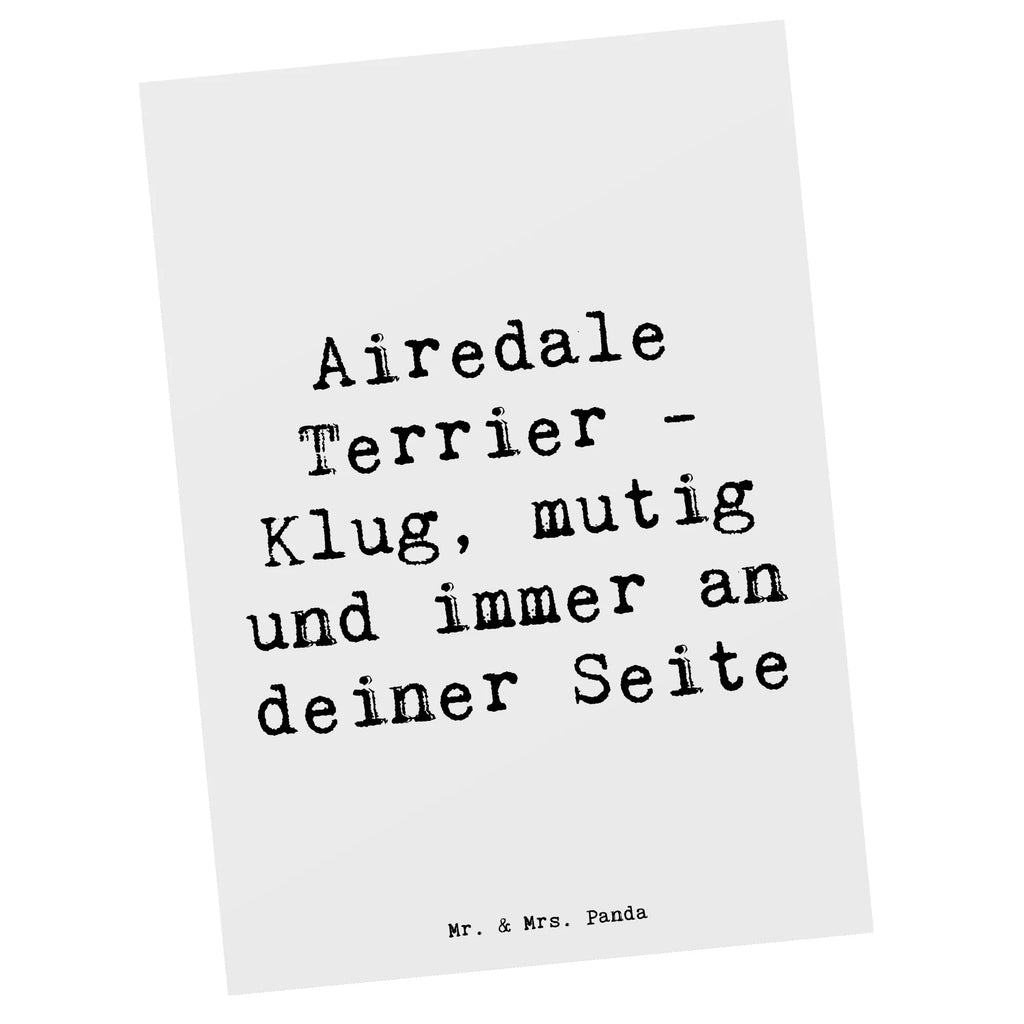 Postkarte Spruch Airedale Terrier Postkarte, Karte, Geschenkkarte, Grußkarte, Einladung, Ansichtskarte, Geburtstagskarte, Einladungskarte, Dankeskarte, Ansichtskarten, Einladung Geburtstag, Einladungskarten Geburtstag, Hund, Hunderasse, Rassehund, Hundebesitzer, Geschenk, Tierfreund, Schenken, Welpe