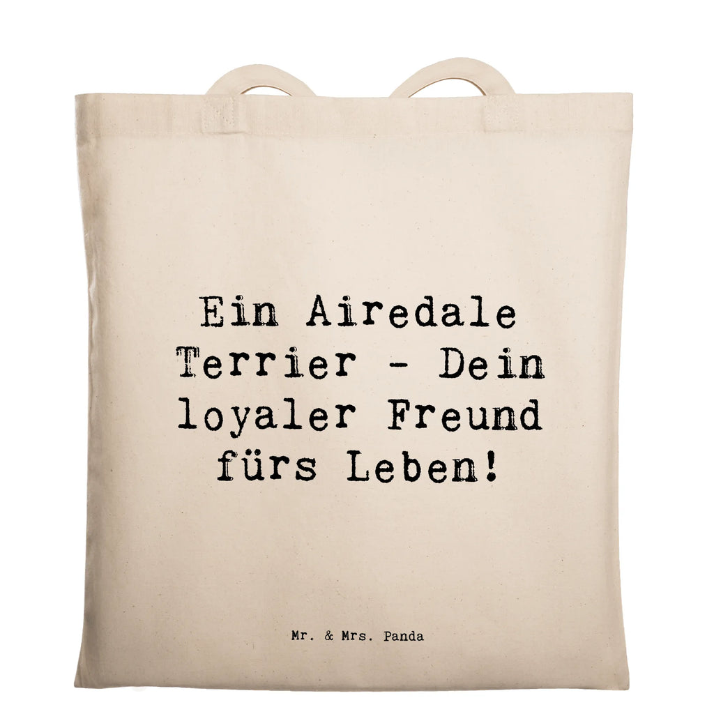 Tragetasche Spruch Airedale Terrier Beuteltasche, Beutel, Einkaufstasche, Jutebeutel, Stoffbeutel, Tasche, Shopper, Umhängetasche, Strandtasche, Schultertasche, Stofftasche, Tragetasche, Badetasche, Jutetasche, Einkaufstüte, Laptoptasche, Hund, Hunderasse, Rassehund, Hundebesitzer, Geschenk, Tierfreund, Schenken, Welpe