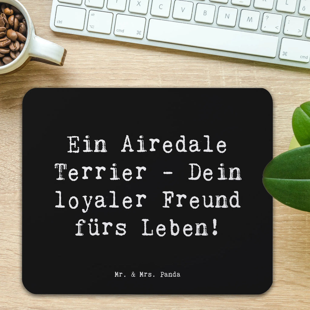 Mauspad Spruch Airedale Terrier Mousepad, Computer zubehör, Büroausstattung, PC Zubehör, Arbeitszimmer, Mauspad, Einzigartiges Mauspad, Designer Mauspad, Mausunterlage, Mauspad Büro, Hund, Hunderasse, Rassehund, Hundebesitzer, Geschenk, Tierfreund, Schenken, Welpe