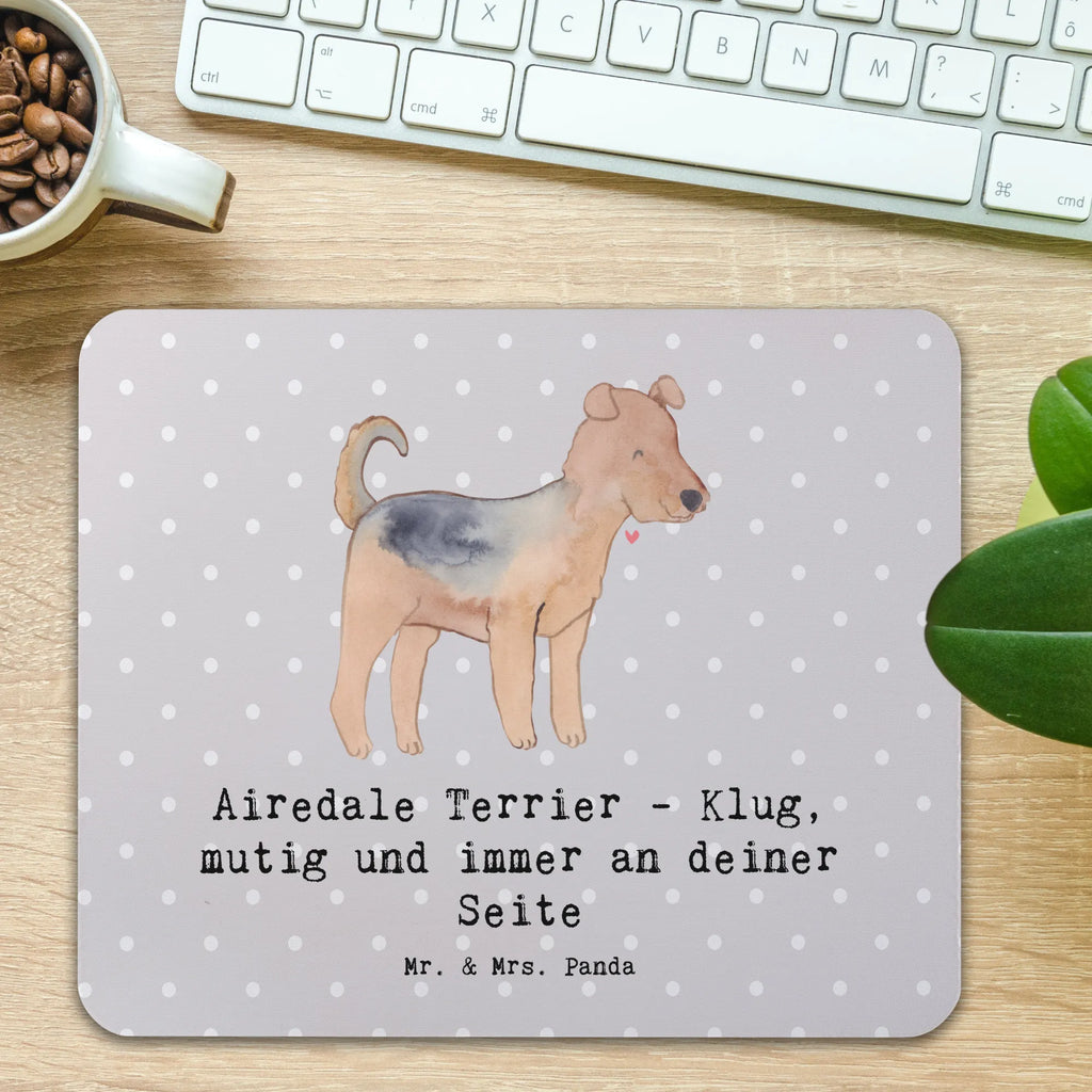 Mauspad Airedale Terrier Mousepad, Computer zubehör, Büroausstattung, PC Zubehör, Arbeitszimmer, Mauspad, Einzigartiges Mauspad, Designer Mauspad, Mausunterlage, Mauspad Büro, Hund, Hunderasse, Rassehund, Hundebesitzer, Geschenk, Tierfreund, Schenken, Welpe