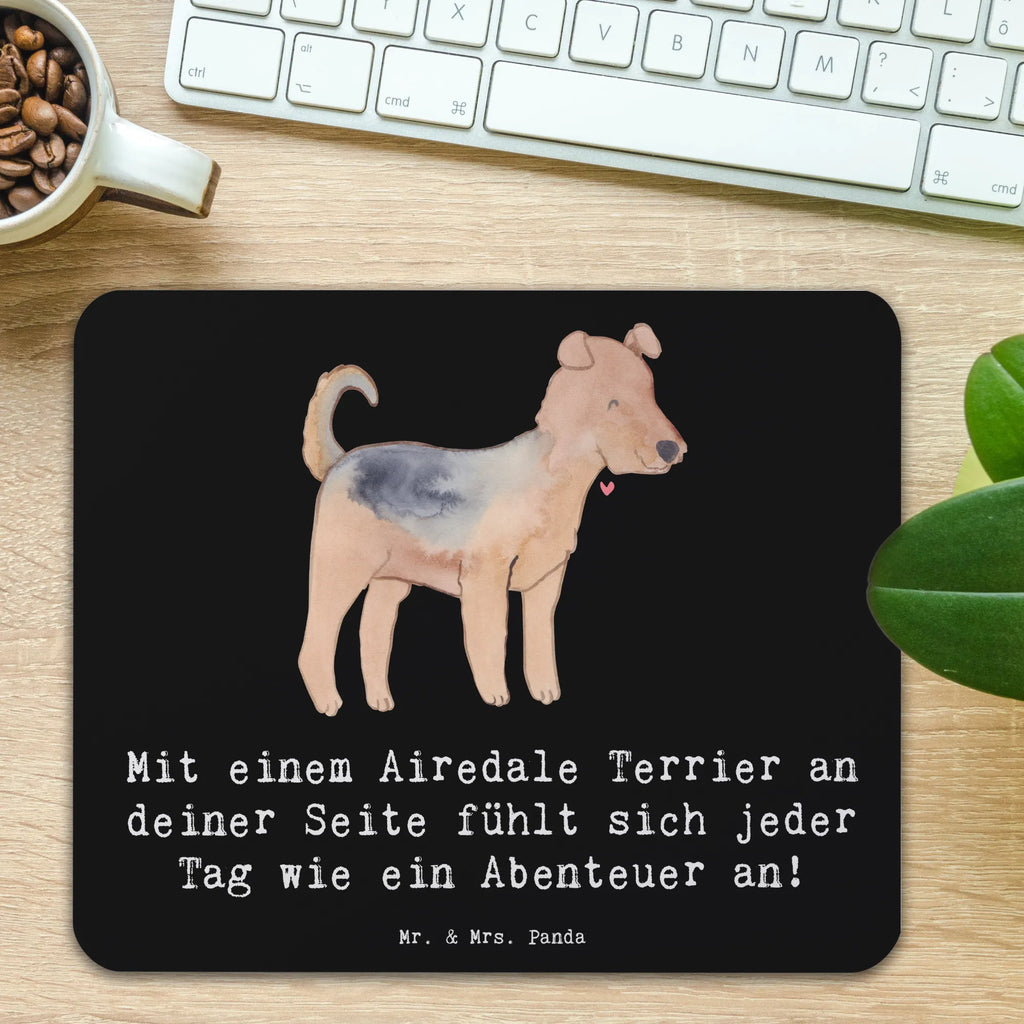 Mauspad Airedale Terrier Abenteuer Mousepad, Computer zubehör, Büroausstattung, PC Zubehör, Arbeitszimmer, Mauspad, Einzigartiges Mauspad, Designer Mauspad, Mausunterlage, Mauspad Büro, Hund, Hunderasse, Rassehund, Hundebesitzer, Geschenk, Tierfreund, Schenken, Welpe