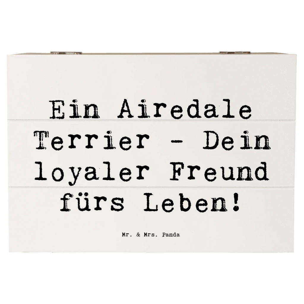 Holzkiste Spruch Airedale Terrier Holzkiste, Kiste, Schatzkiste, Truhe, Schatulle, XXL, Erinnerungsbox, Erinnerungskiste, Dekokiste, Aufbewahrungsbox, Geschenkbox, Geschenkdose, Hund, Hunderasse, Rassehund, Hundebesitzer, Geschenk, Tierfreund, Schenken, Welpe