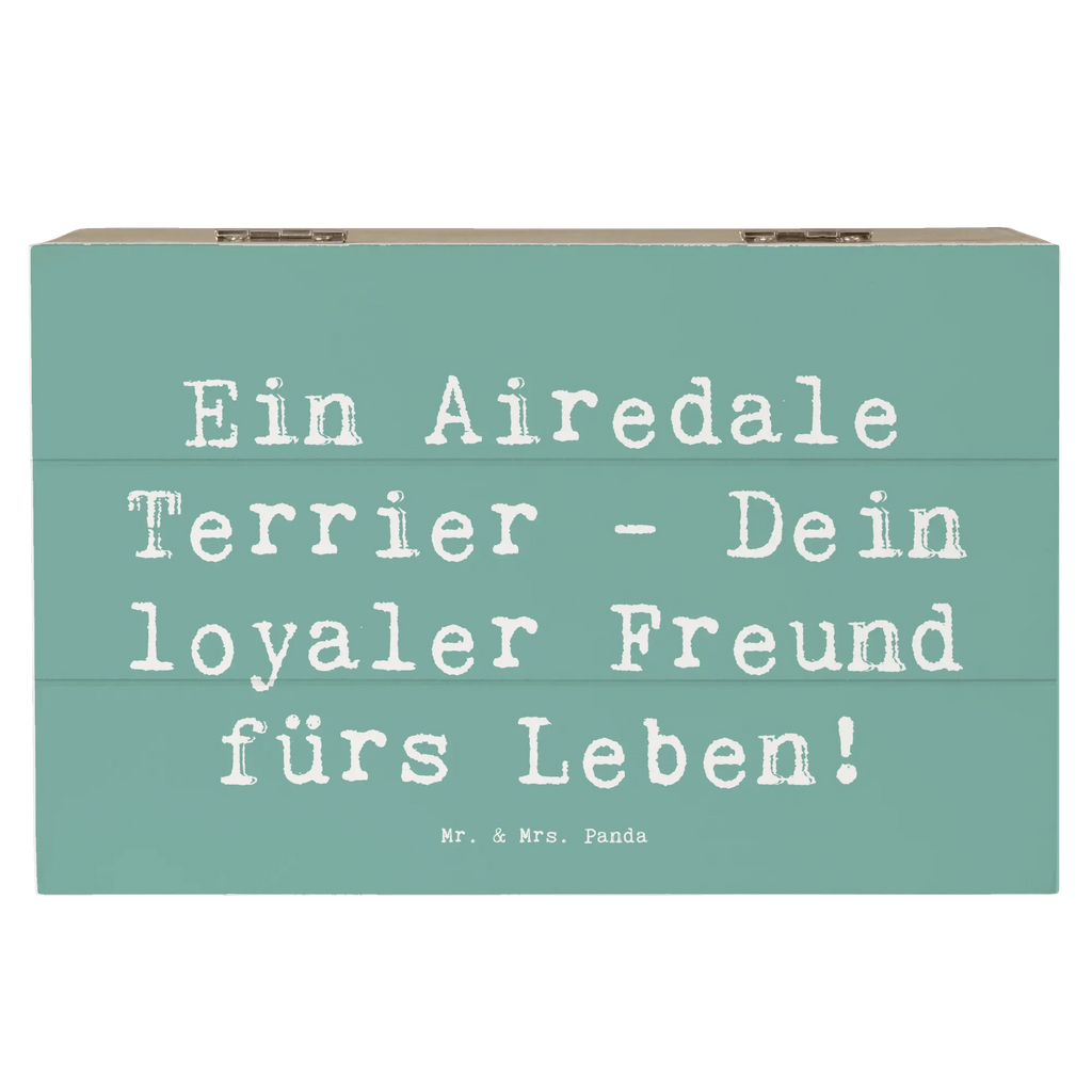 Holzkiste Spruch Airedale Terrier Holzkiste, Kiste, Schatzkiste, Truhe, Schatulle, XXL, Erinnerungsbox, Erinnerungskiste, Dekokiste, Aufbewahrungsbox, Geschenkbox, Geschenkdose, Hund, Hunderasse, Rassehund, Hundebesitzer, Geschenk, Tierfreund, Schenken, Welpe