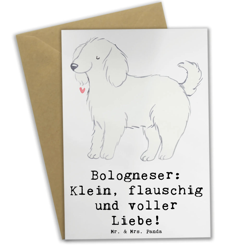 Grußkarte Bologneser Liebe Grußkarte, Klappkarte, Einladungskarte, Glückwunschkarte, Hochzeitskarte, Geburtstagskarte, Karte, Ansichtskarten, Hund, Hunderasse, Rassehund, Hundebesitzer, Geschenk, Tierfreund, Schenken, Welpe