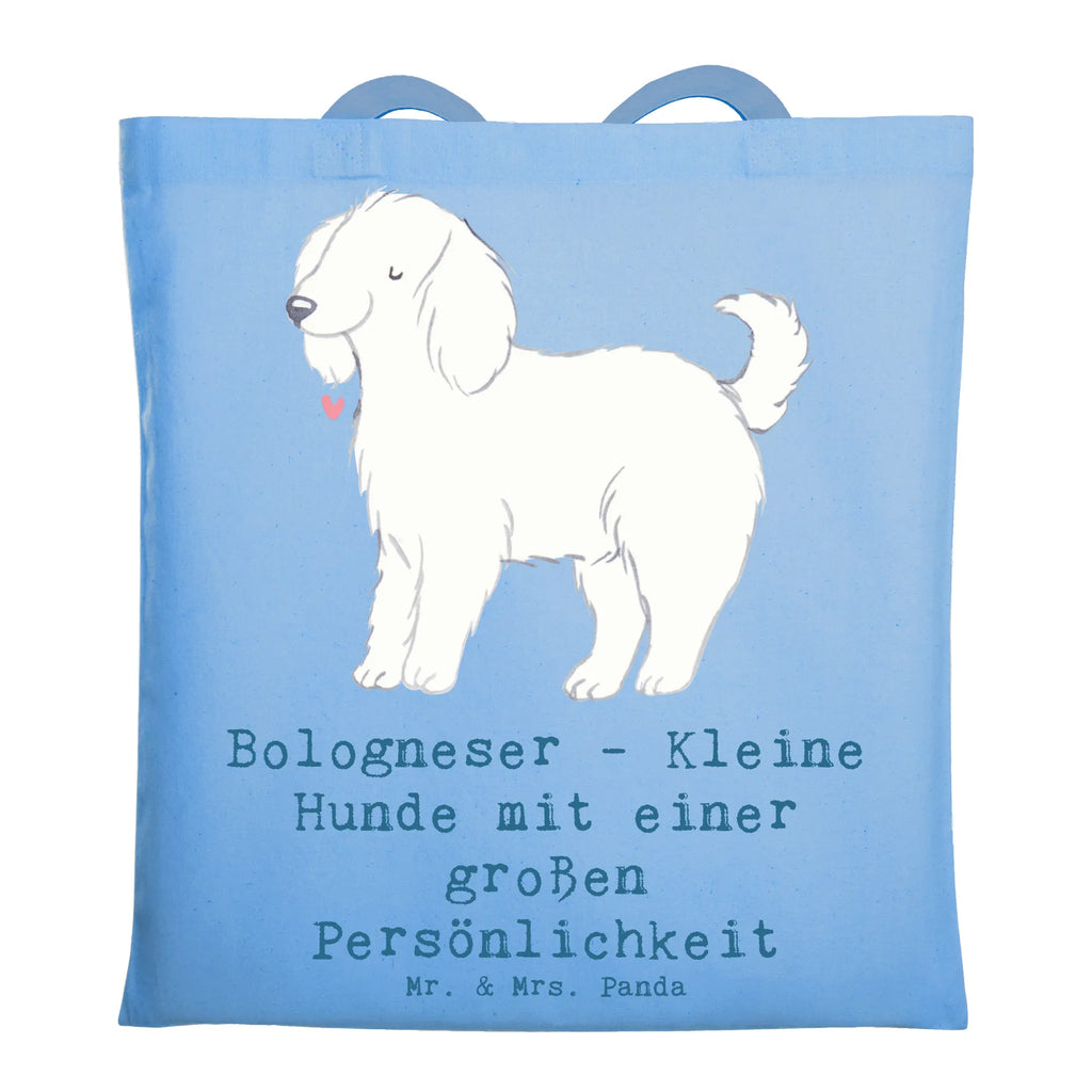 Tragetasche Bologneser Charakterstark Beuteltasche, Beutel, Einkaufstasche, Jutebeutel, Stoffbeutel, Tasche, Shopper, Umhängetasche, Strandtasche, Schultertasche, Stofftasche, Tragetasche, Badetasche, Jutetasche, Einkaufstüte, Laptoptasche, Hund, Hunderasse, Rassehund, Hundebesitzer, Geschenk, Tierfreund, Schenken, Welpe