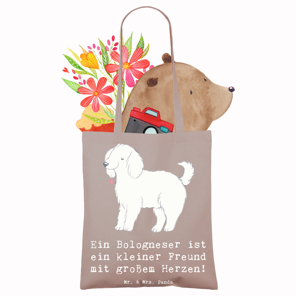 Tragetasche Bologneser Herzfreund Beuteltasche, Beutel, Einkaufstasche, Jutebeutel, Stoffbeutel, Tasche, Shopper, Umhängetasche, Strandtasche, Schultertasche, Stofftasche, Tragetasche, Badetasche, Jutetasche, Einkaufstüte, Laptoptasche, Hund, Hunderasse, Rassehund, Hundebesitzer, Geschenk, Tierfreund, Schenken, Welpe