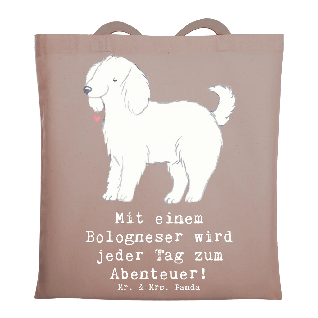 Tragetasche Bologneser Abenteuer Beuteltasche, Beutel, Einkaufstasche, Jutebeutel, Stoffbeutel, Tasche, Shopper, Umhängetasche, Strandtasche, Schultertasche, Stofftasche, Tragetasche, Badetasche, Jutetasche, Einkaufstüte, Laptoptasche, Hund, Hunderasse, Rassehund, Hundebesitzer, Geschenk, Tierfreund, Schenken, Welpe