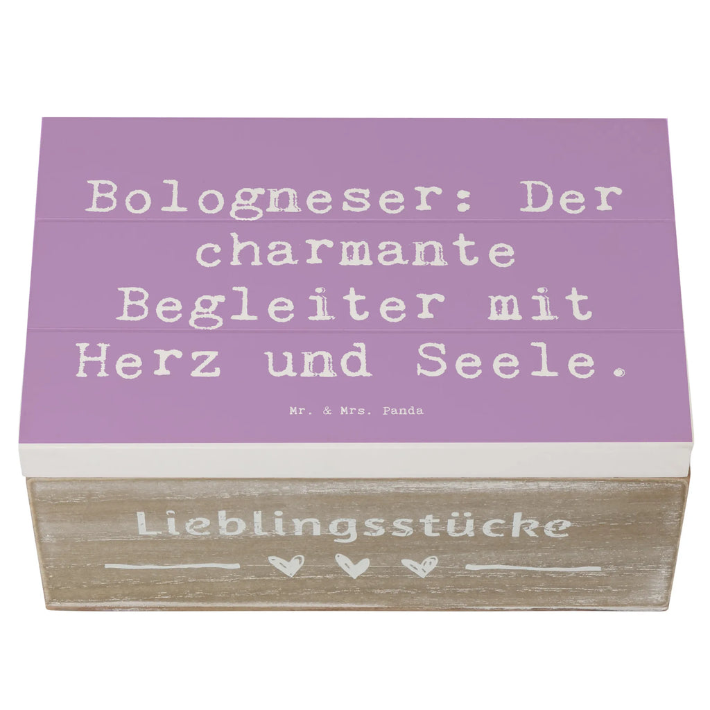 Holzkiste Spruch Bologneser Begleiter Holzkiste, Kiste, Schatzkiste, Truhe, Schatulle, XXL, Erinnerungsbox, Erinnerungskiste, Dekokiste, Aufbewahrungsbox, Geschenkbox, Geschenkdose, Hund, Hunderasse, Rassehund, Hundebesitzer, Geschenk, Tierfreund, Schenken, Welpe