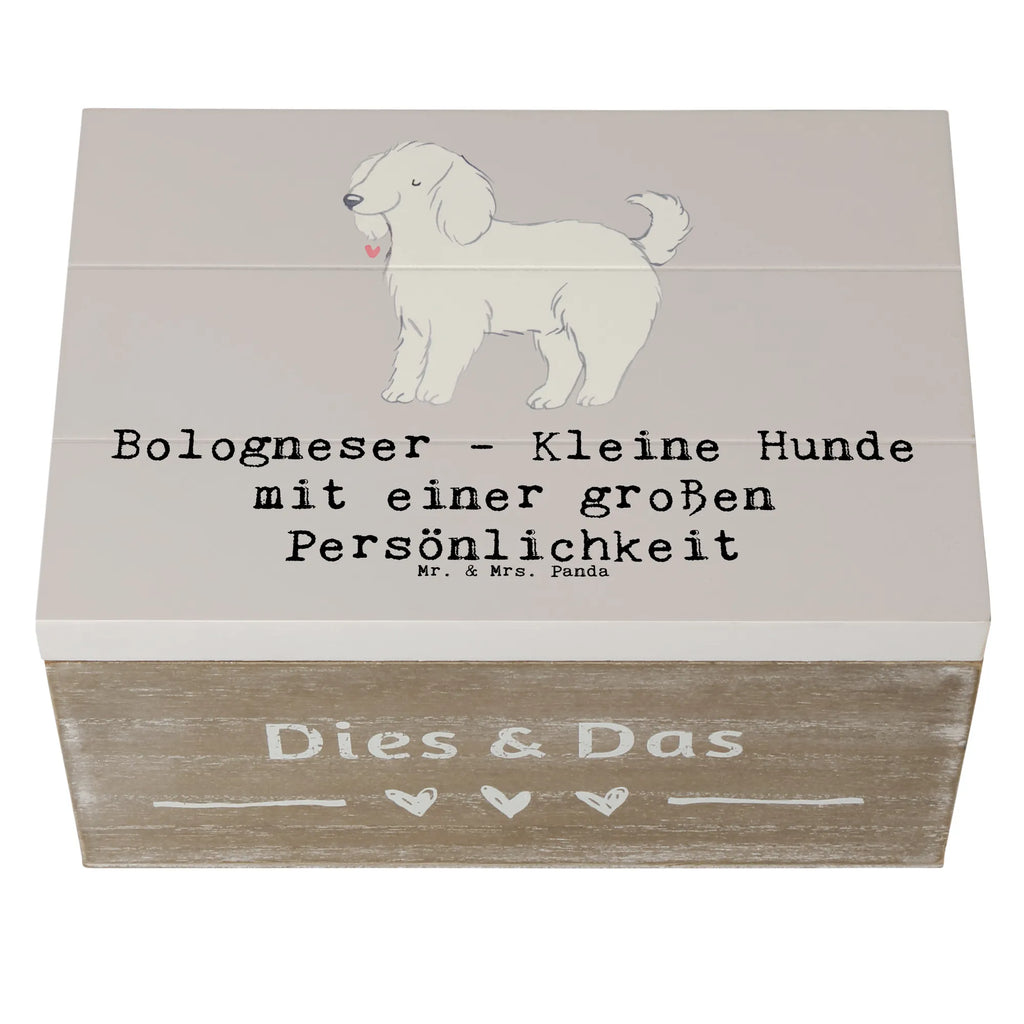 Holzkiste Bologneser Charakterstark Holzkiste, Kiste, Schatzkiste, Truhe, Schatulle, XXL, Erinnerungsbox, Erinnerungskiste, Dekokiste, Aufbewahrungsbox, Geschenkbox, Geschenkdose, Hund, Hunderasse, Rassehund, Hundebesitzer, Geschenk, Tierfreund, Schenken, Welpe