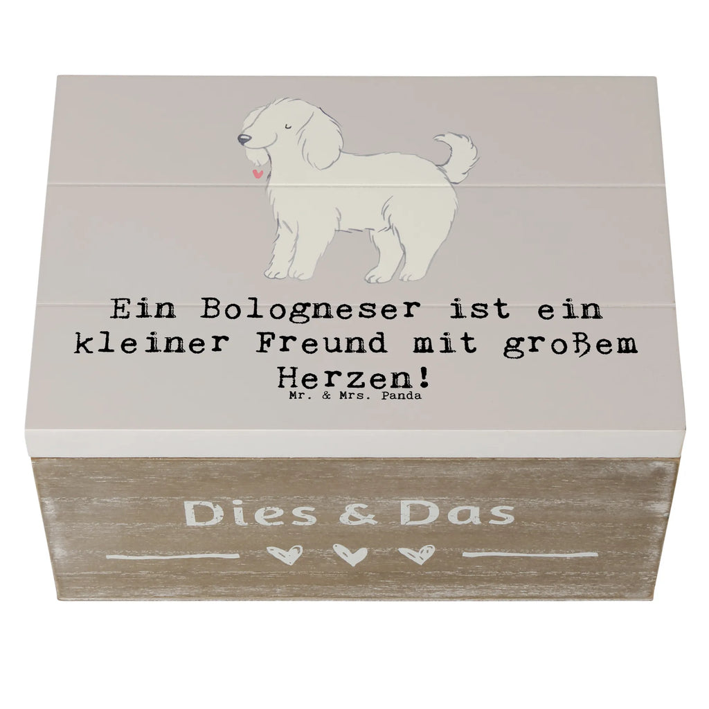 Holzkiste Bologneser Herzfreund Holzkiste, Kiste, Schatzkiste, Truhe, Schatulle, XXL, Erinnerungsbox, Erinnerungskiste, Dekokiste, Aufbewahrungsbox, Geschenkbox, Geschenkdose, Hund, Hunderasse, Rassehund, Hundebesitzer, Geschenk, Tierfreund, Schenken, Welpe