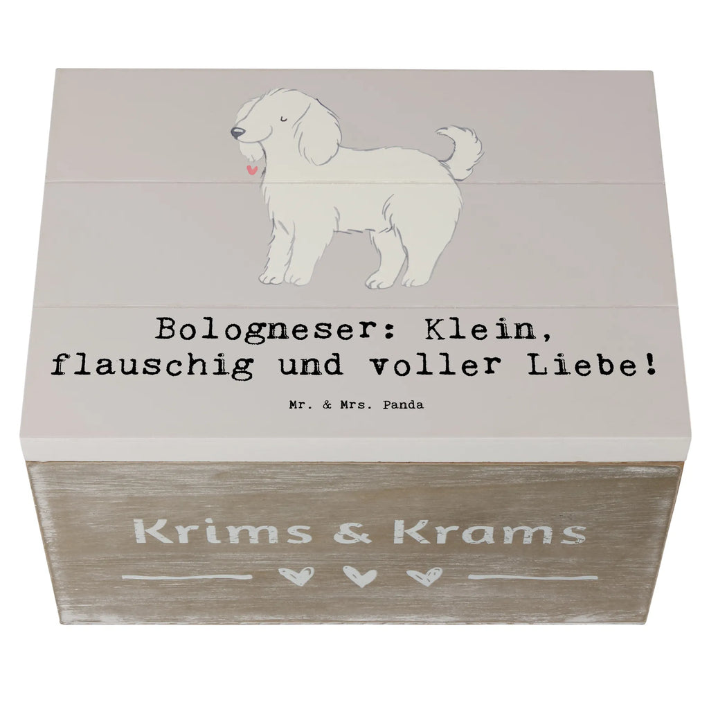 Holzkiste Bologneser Liebe Holzkiste, Kiste, Schatzkiste, Truhe, Schatulle, XXL, Erinnerungsbox, Erinnerungskiste, Dekokiste, Aufbewahrungsbox, Geschenkbox, Geschenkdose, Hund, Hunderasse, Rassehund, Hundebesitzer, Geschenk, Tierfreund, Schenken, Welpe